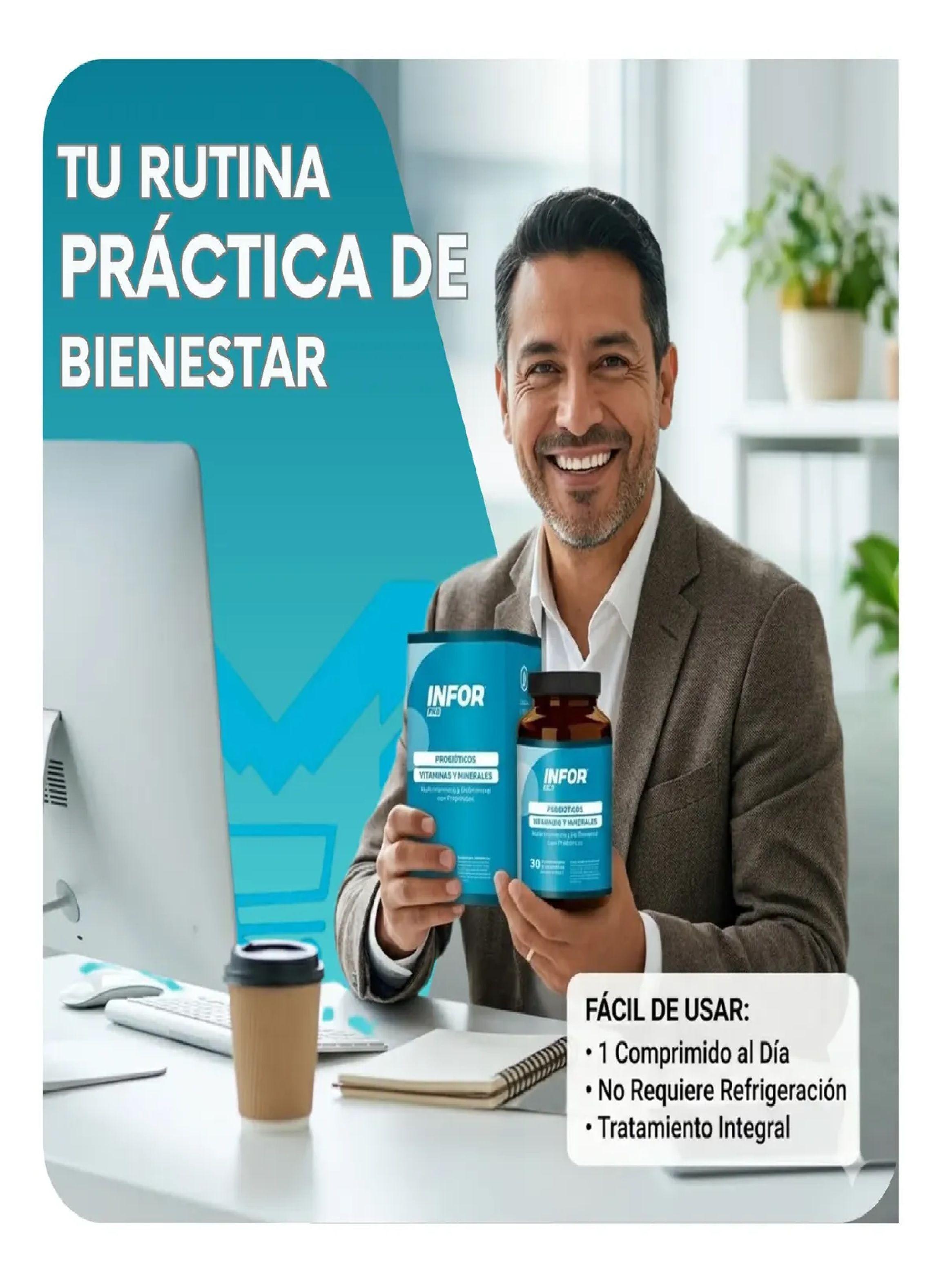 Infor Pro Multivitaminico Con Probioticos 30 Comprimidos-3