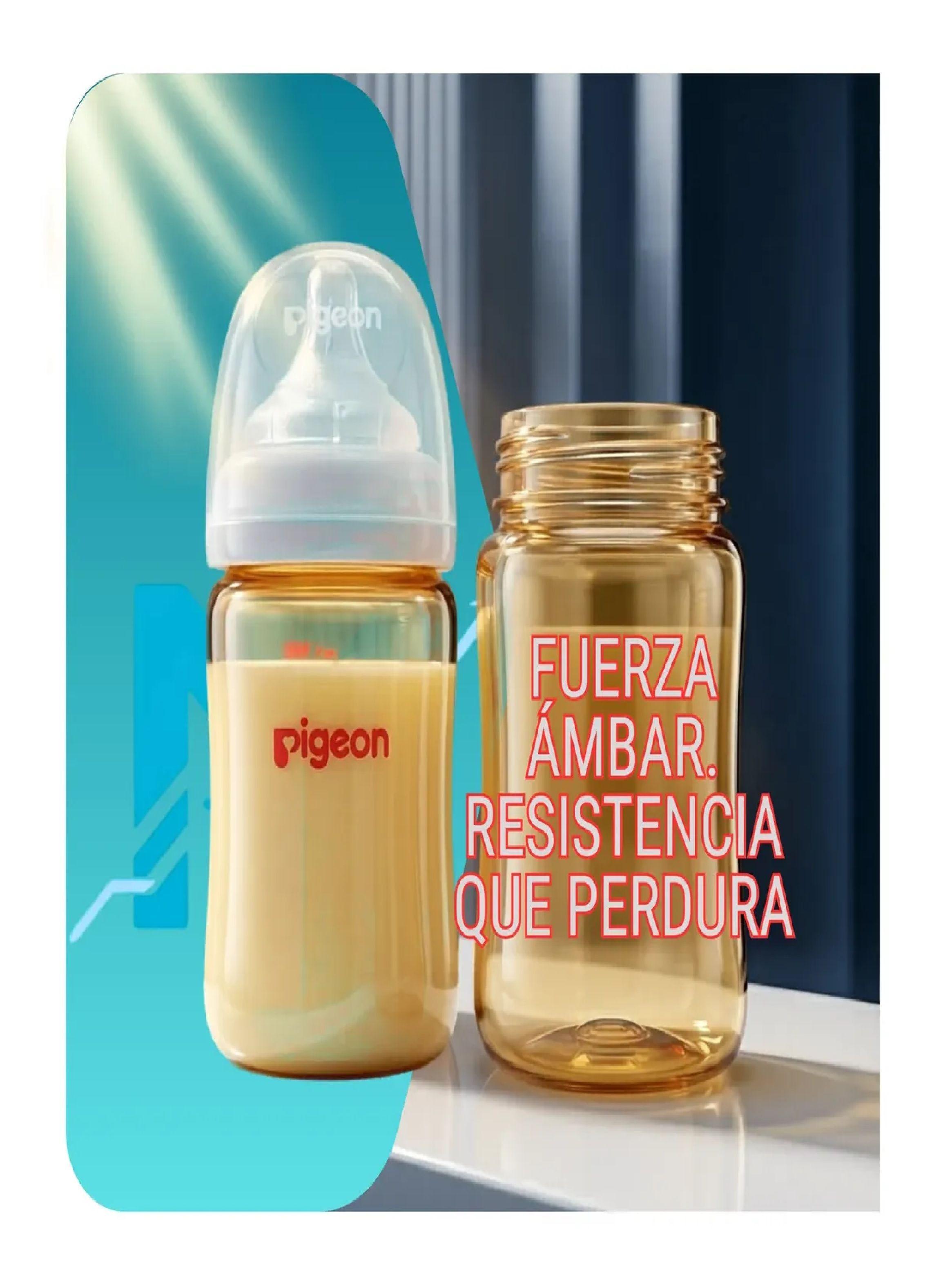 Biber n Softouch Pigeon Ppsu Mamadera Silicona Ultra Suave 240ml-3