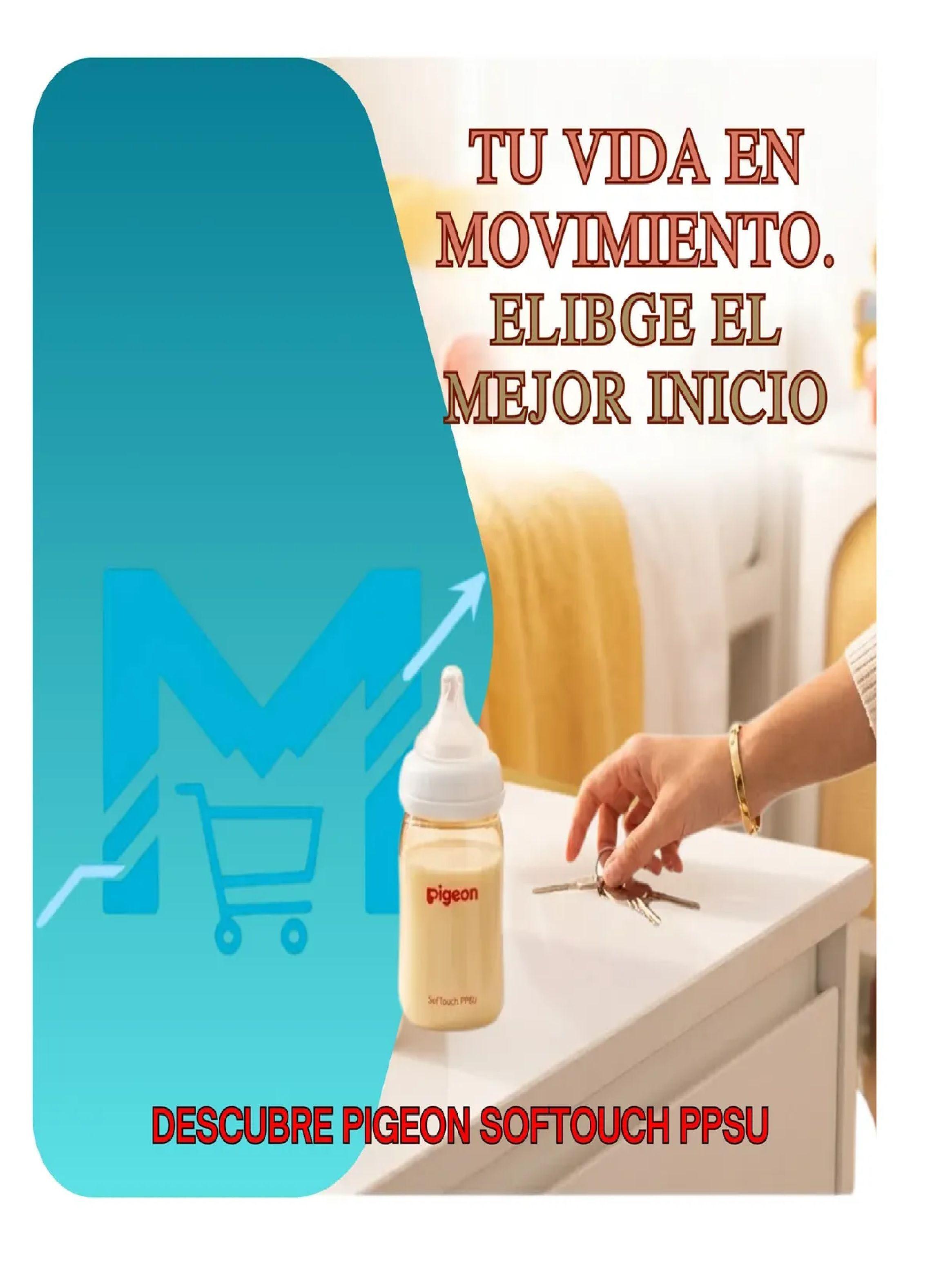 Biber n Softouch Pigeon Ppsu Mamadera Silicona Ultra Suave 240ml-5