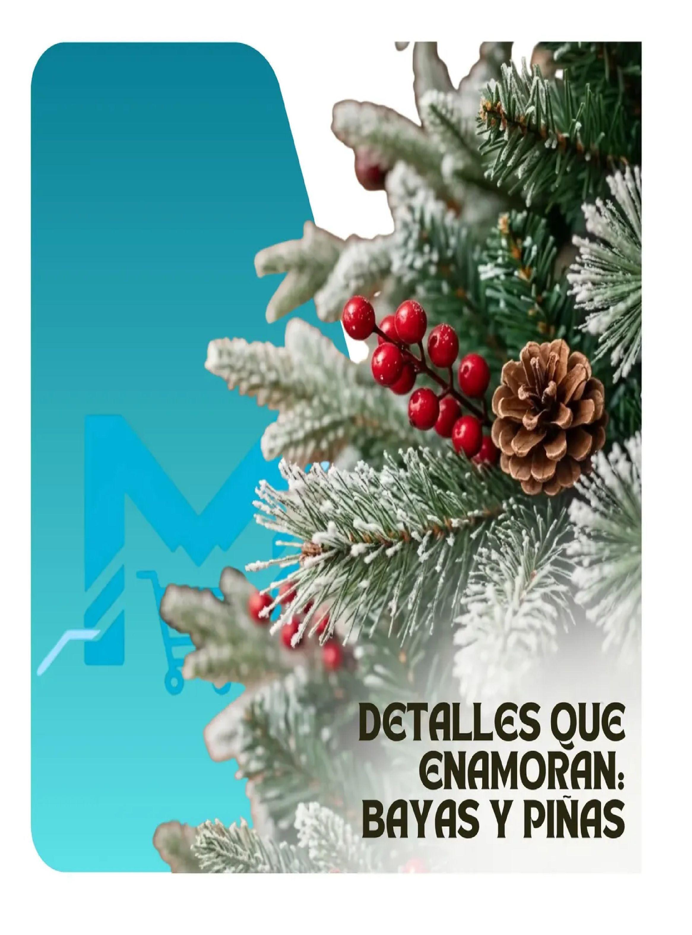 Arbol De Navidad Nevado Con Frutos Rojos A Elegir Tama o 180cm-7