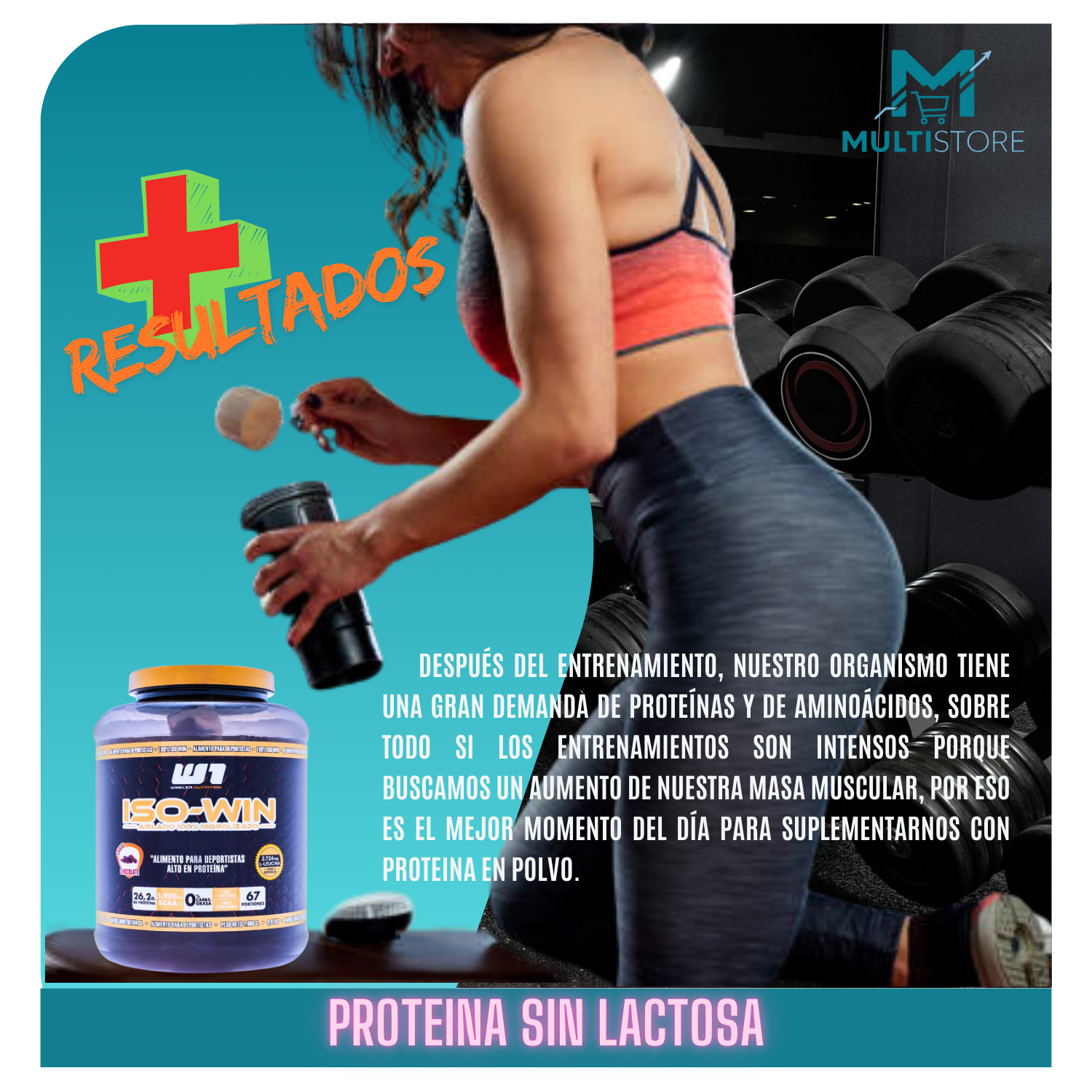 Proteina Iso Win 2kg Chocolate + Pre Entreno Kreator Pack Winkler-6