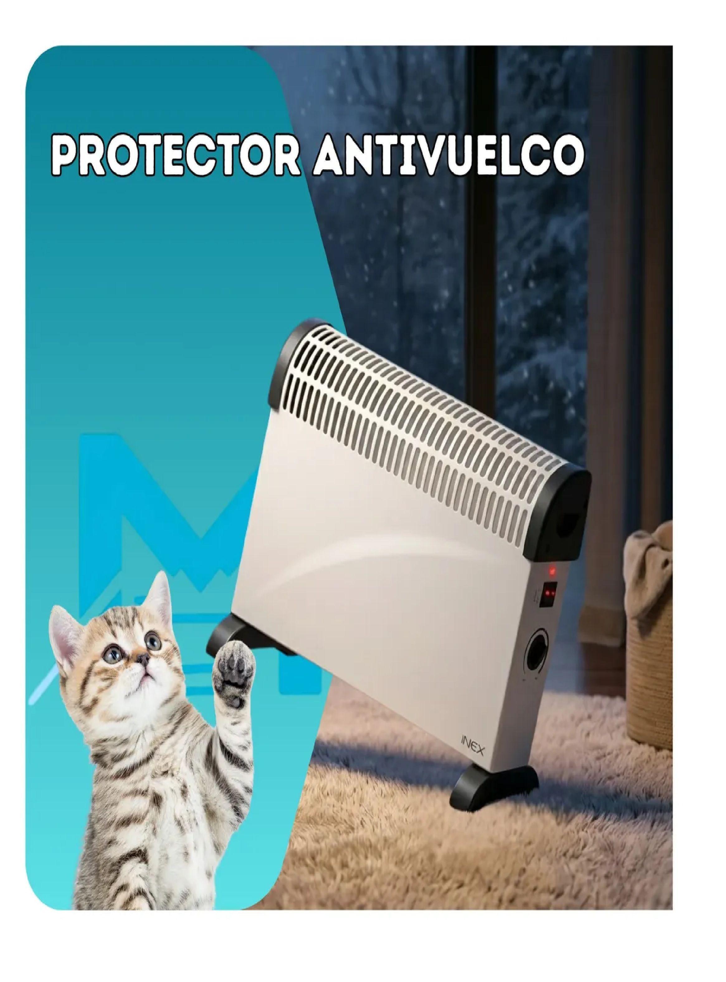 Convector El ctrico Nex Ec2000 1800w 3 Niveles Calor Blanco-5