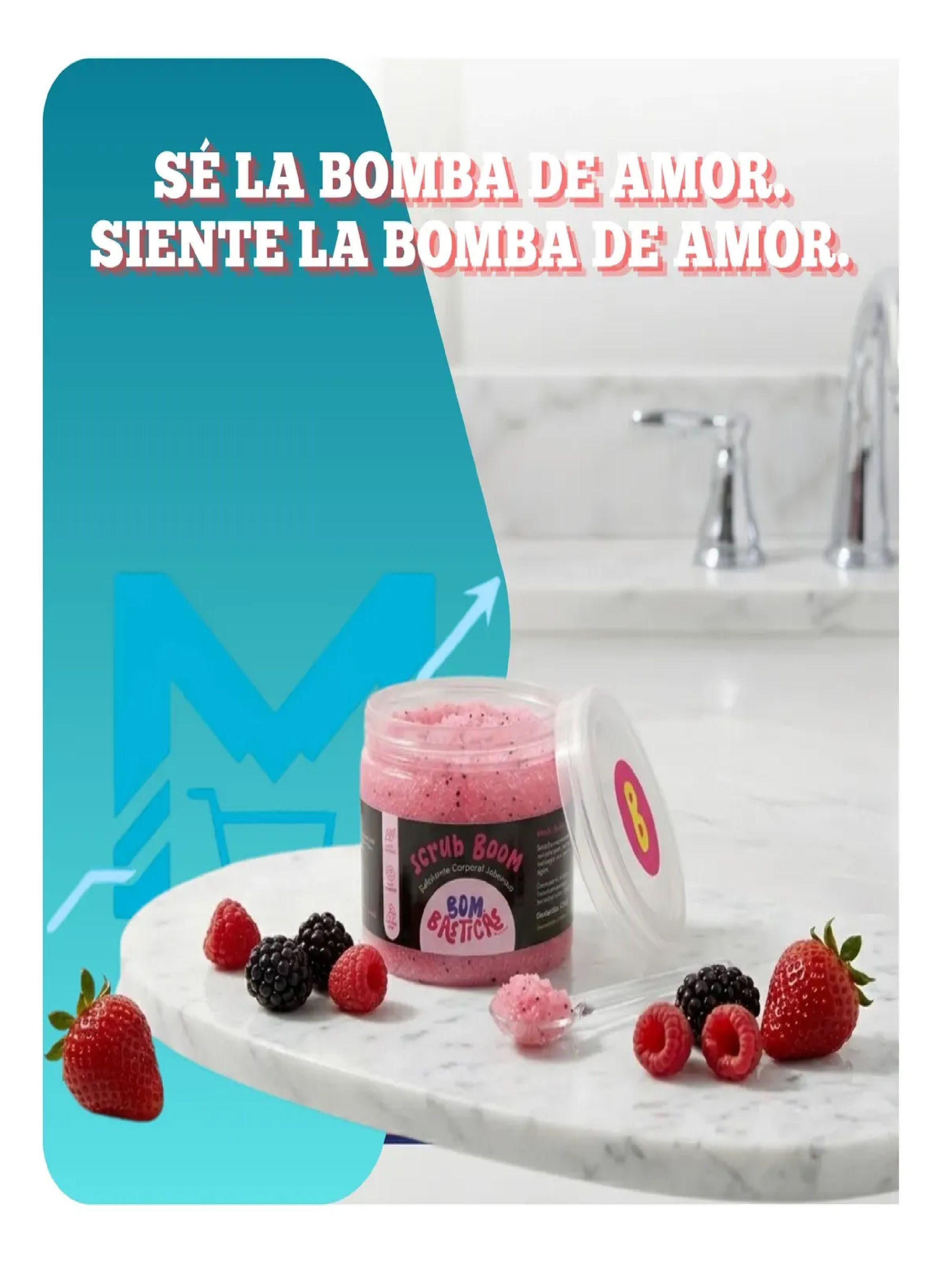 Exfoliante Corporal Jabonoso Organico Bombasticas 200g Frutos del Bosque-7