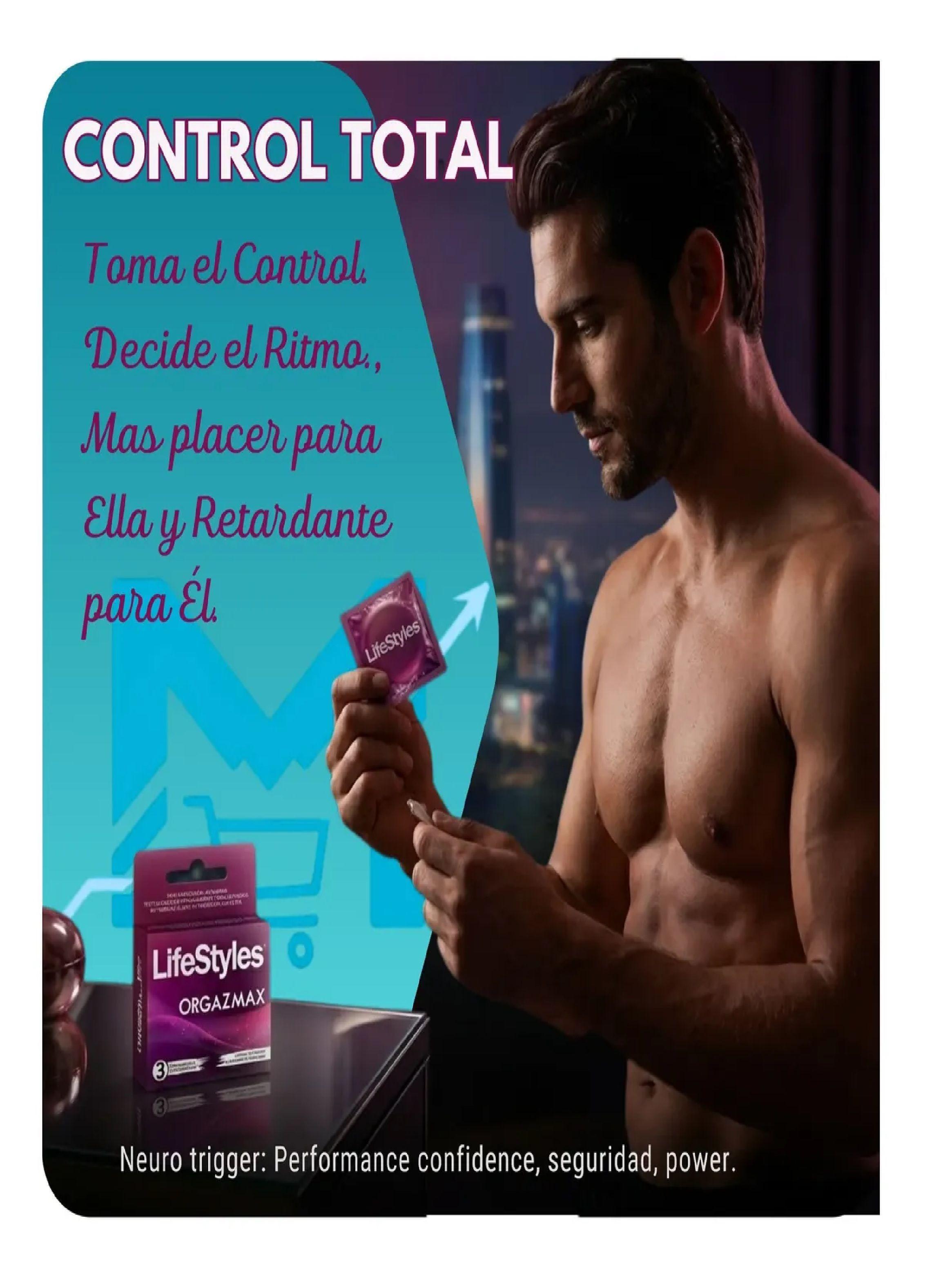 Preservativos Lifestyles Orgazmax 3 Unid Placer Para Ambos-3
