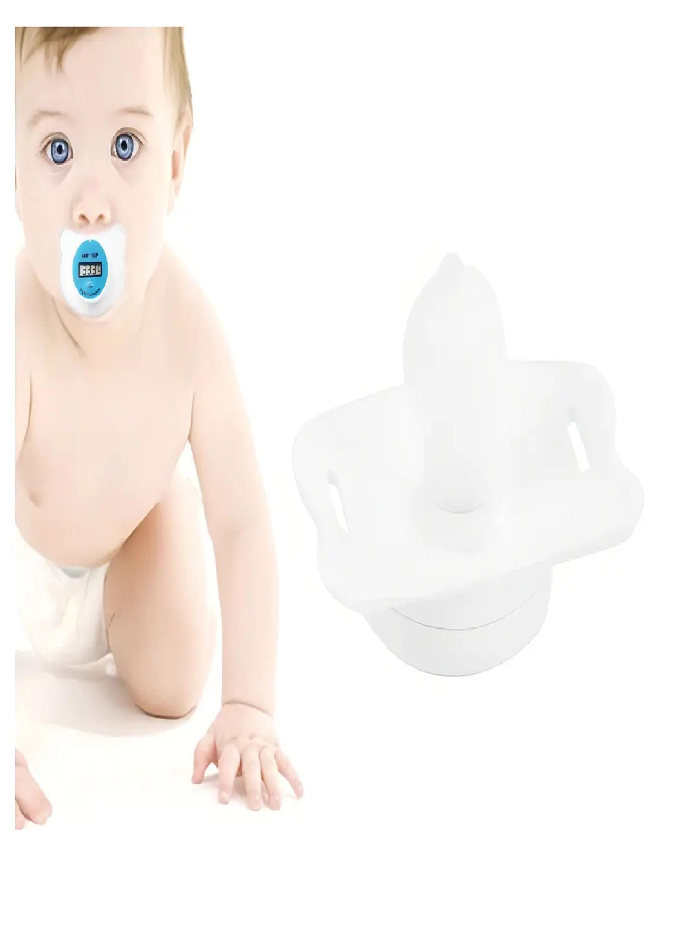 Chupete Termometro Digital Para Bebes Y Niños Rosa-2