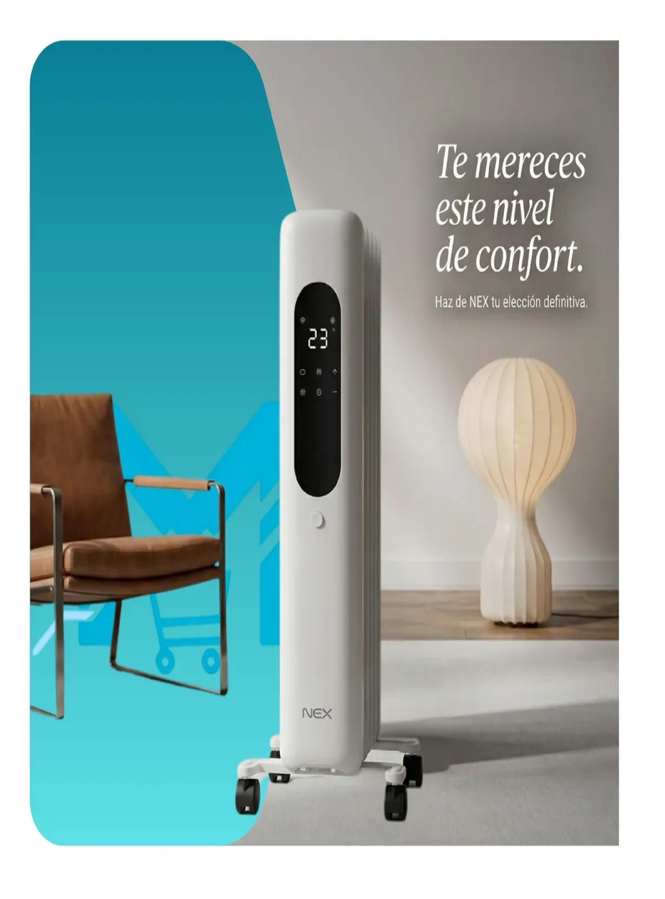 Estufa Oleoelectrica Nex 1500w Calor Silencioso Y Seguro-1