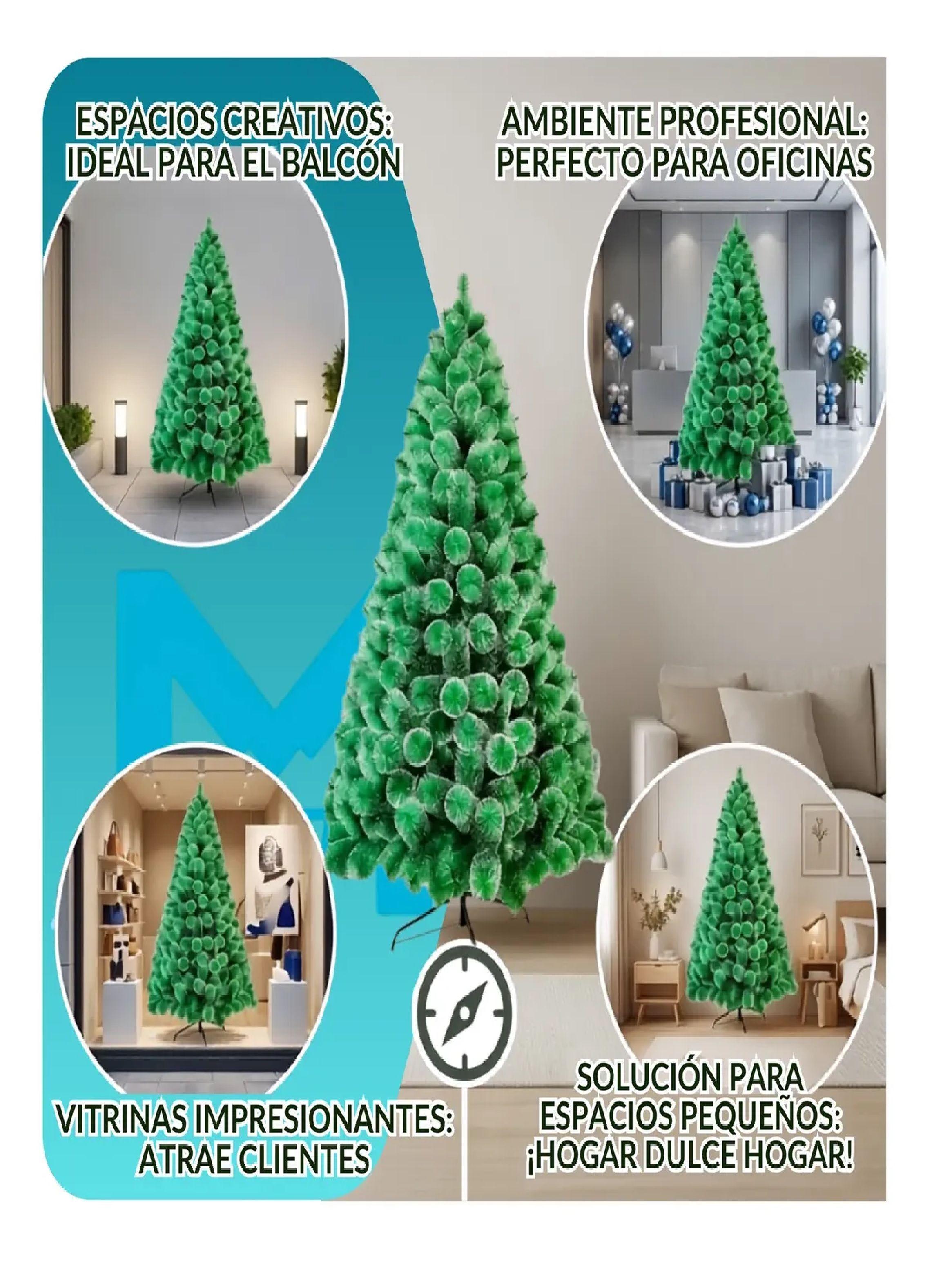 Arbol De Navidad Nevado 210 Cm Base Metalica-1