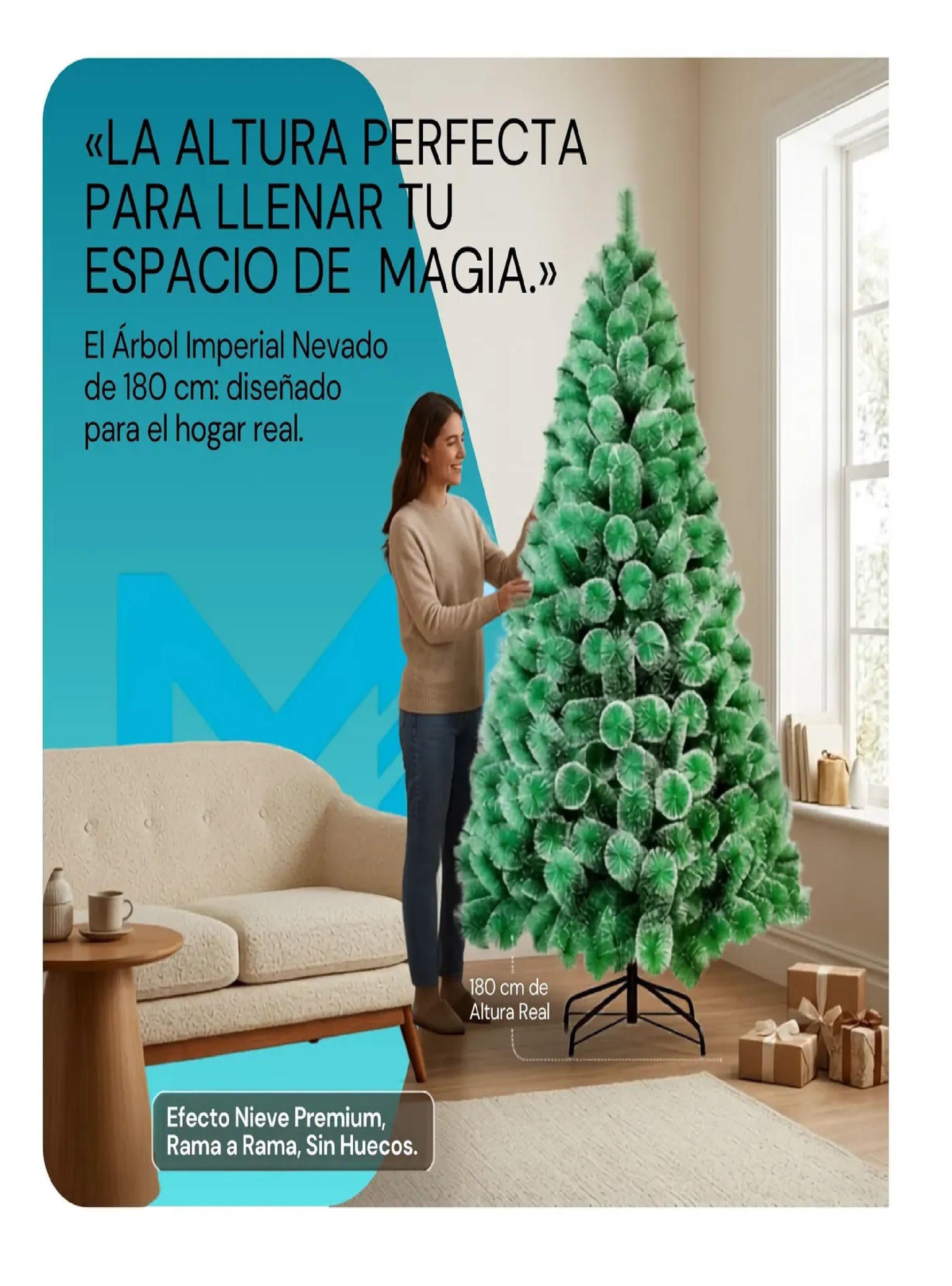 Arbol De Navidad Nevado 210 Cm Base Metalica-2