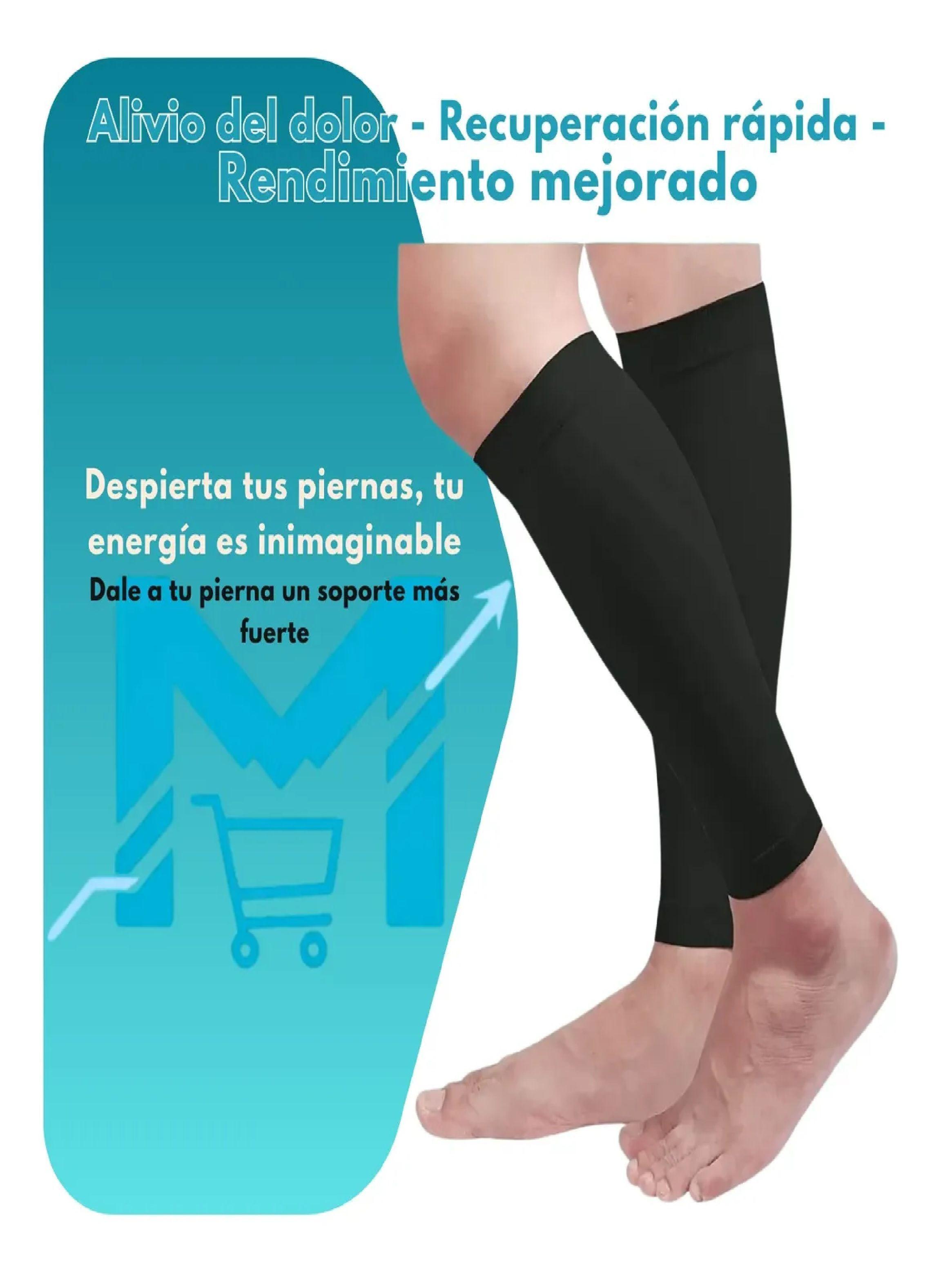 Calcetines De Compresion Venosa 20 25 Mmhg Para Pantorrillas Beige XL-6