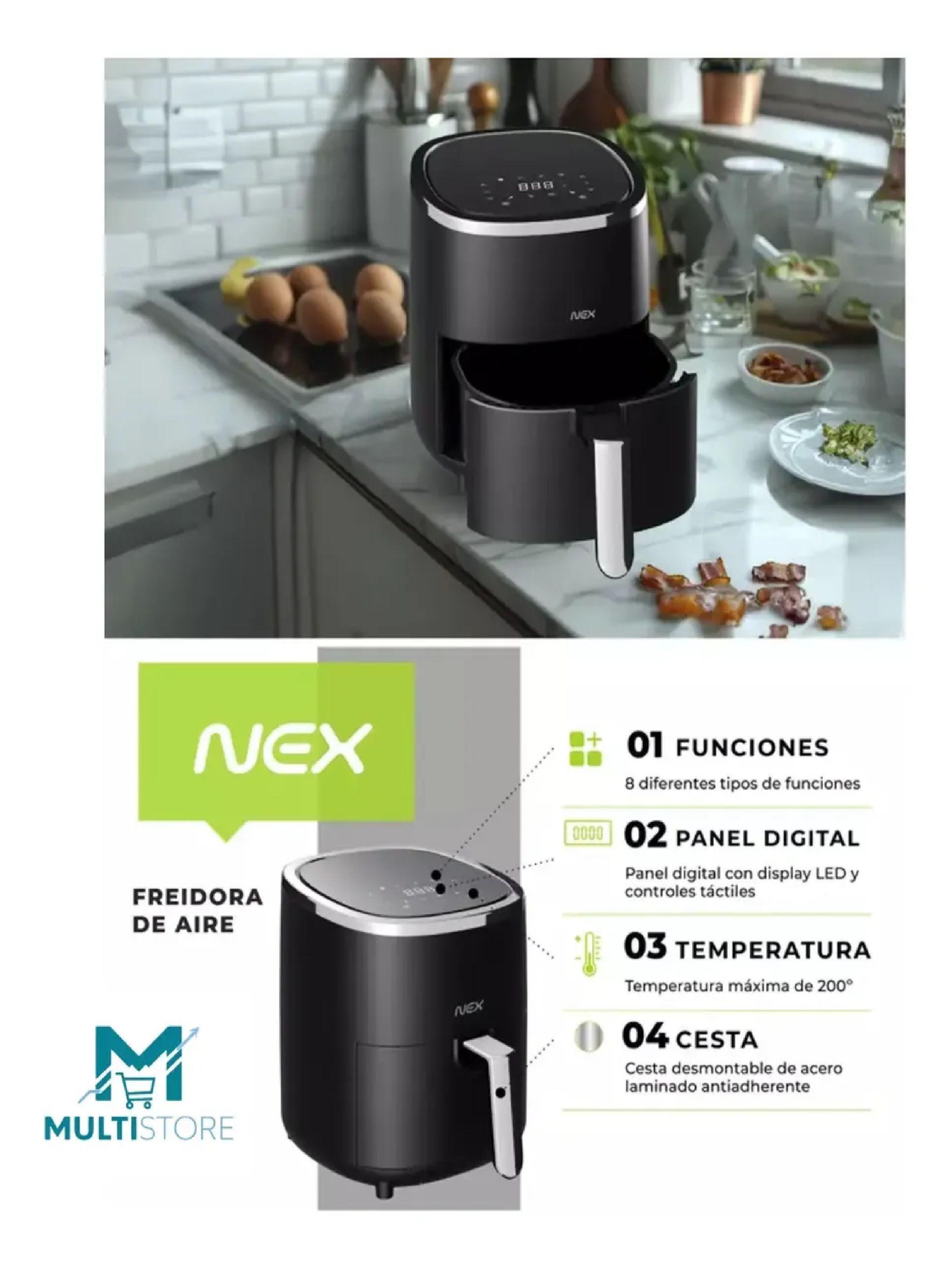 Freidora De Aire Digital 3 5l Temp Ajustable 1200w Air Fryer-3