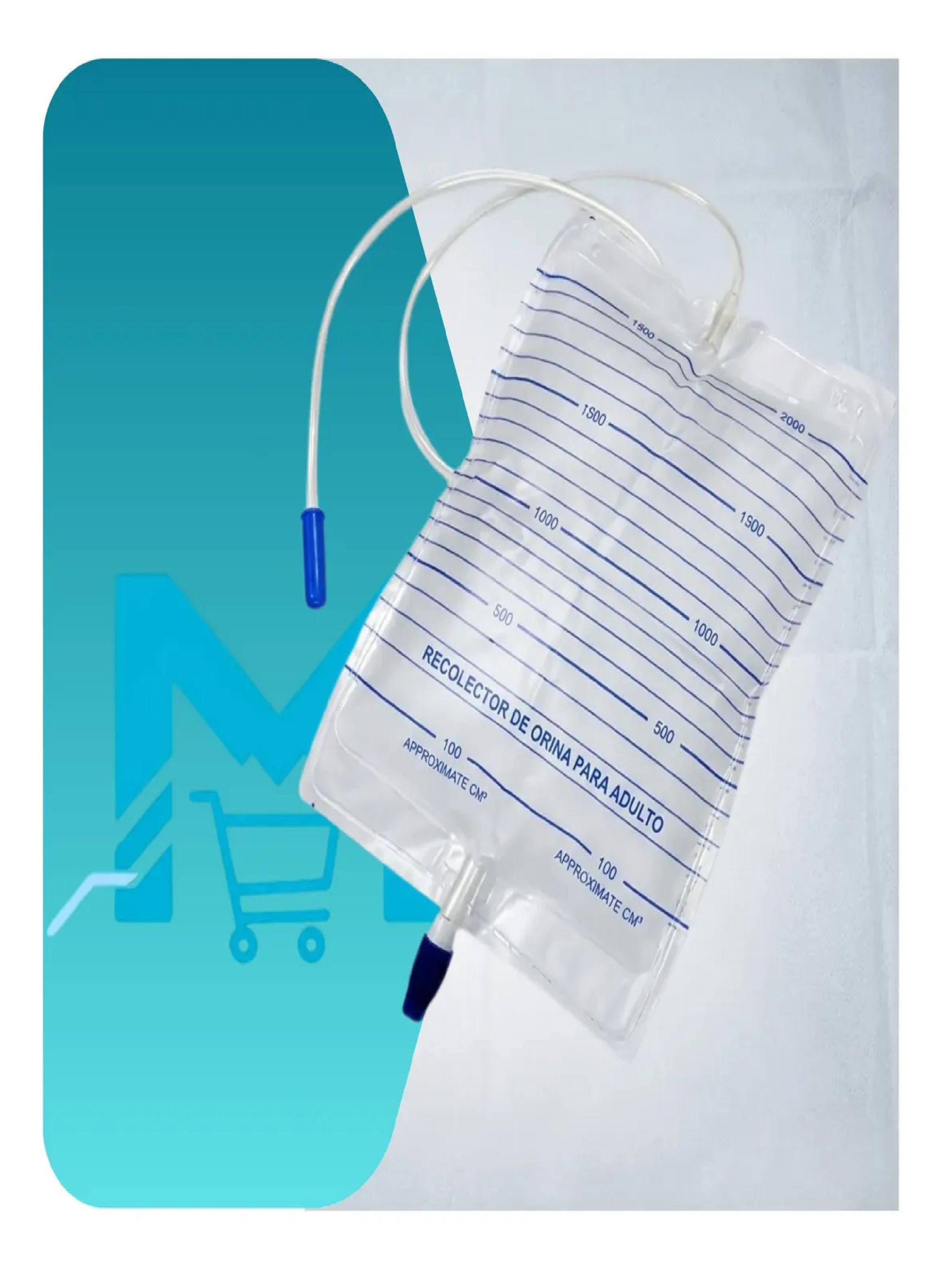 Recolector De Orina Adulto Cranberry Circuito Cerrado 2000ml-4