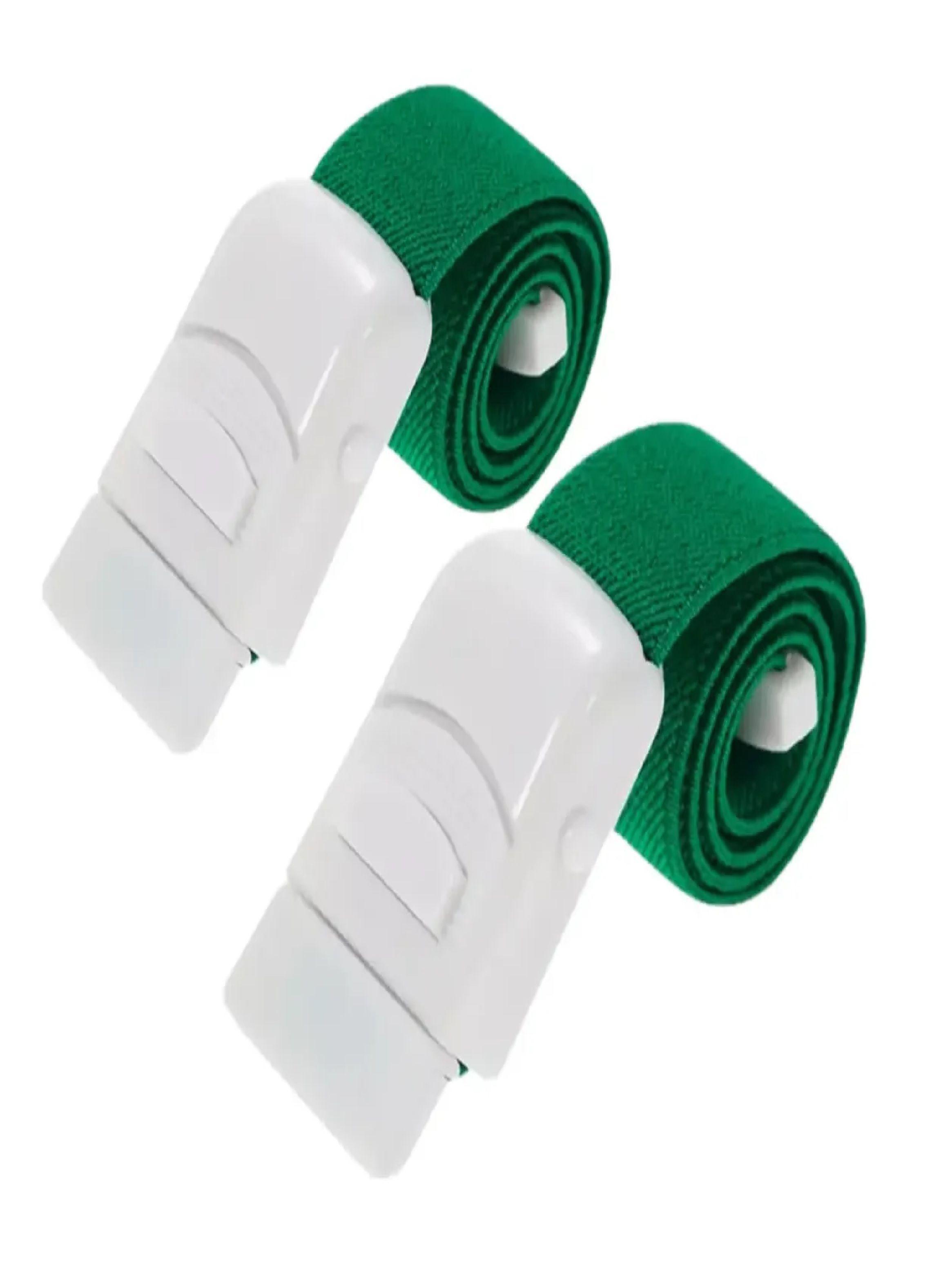 Torniquete Ligadura Elastico Hebilla Medicas Verde 2 Unids-0