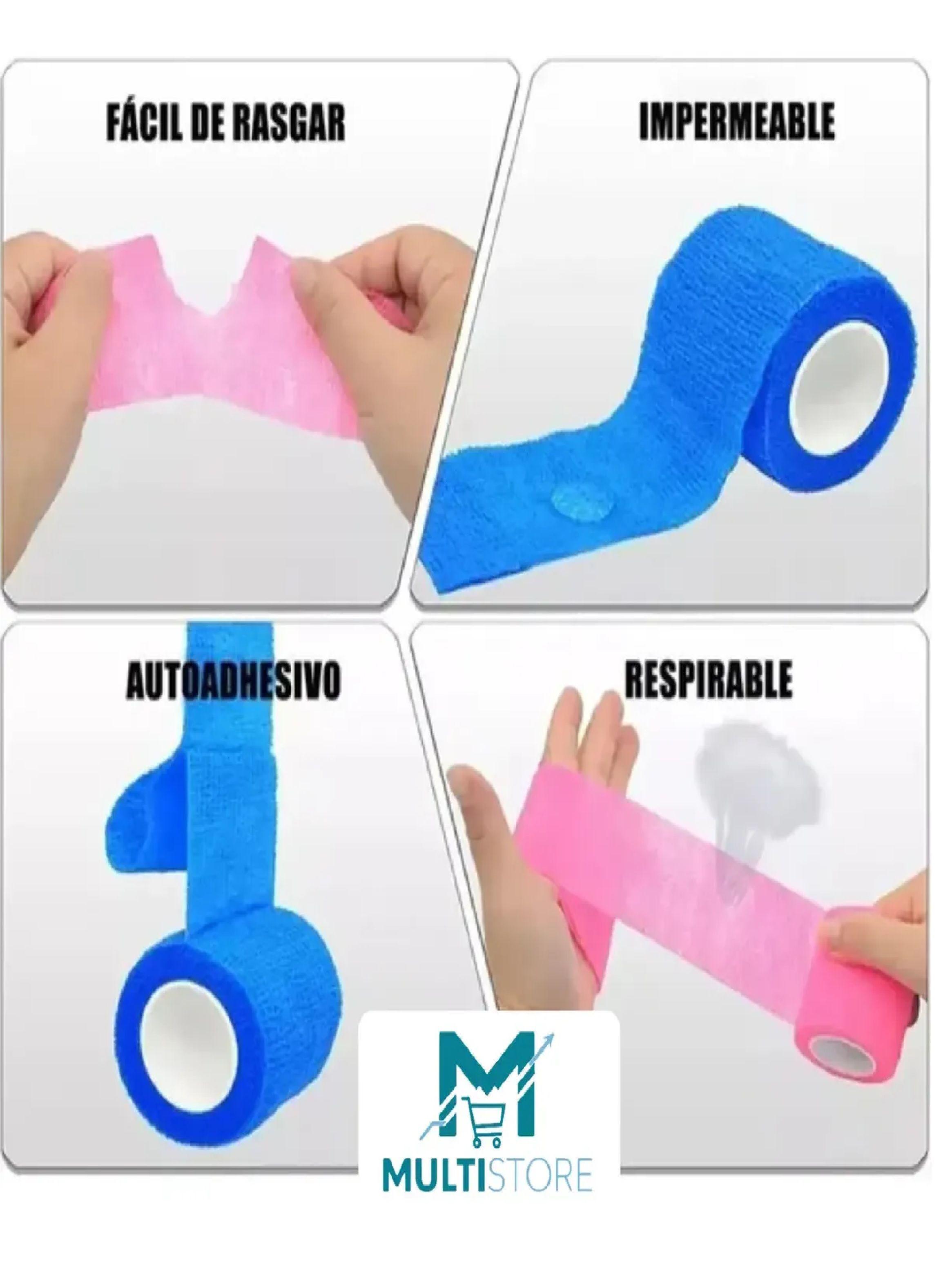 Venda Coban Cinta Para Vendaje Deportes 7 5cm X4 5m unidad-5