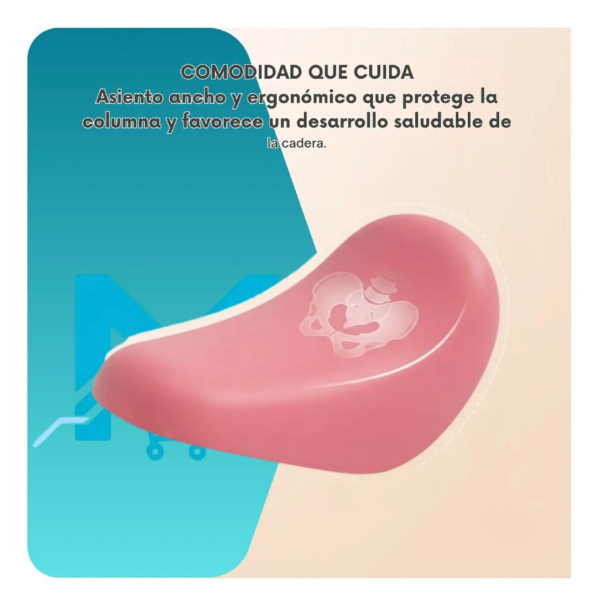 Correpasillo Aprendizaje Infantil Luces Y Sonido Andador Rosa-3