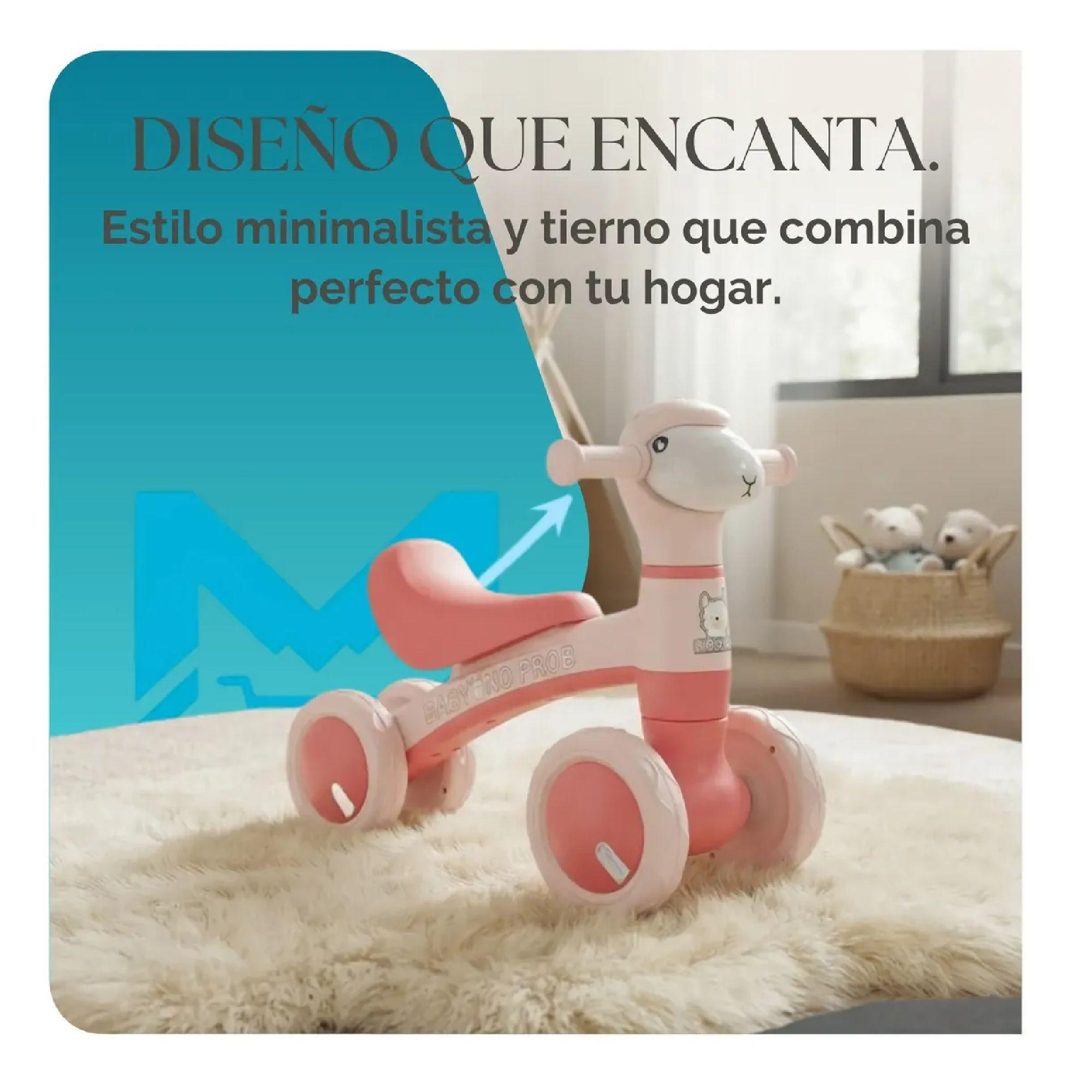 Correpasillo Aprendizaje Infantil Luces Y Sonido Andador Rosa-5