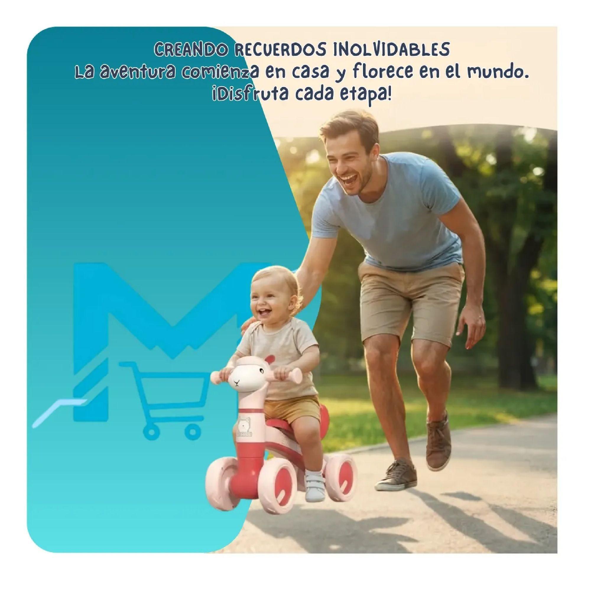 Correpasillo Aprendizaje Infantil Luces Y Sonido Andador Rosa-6