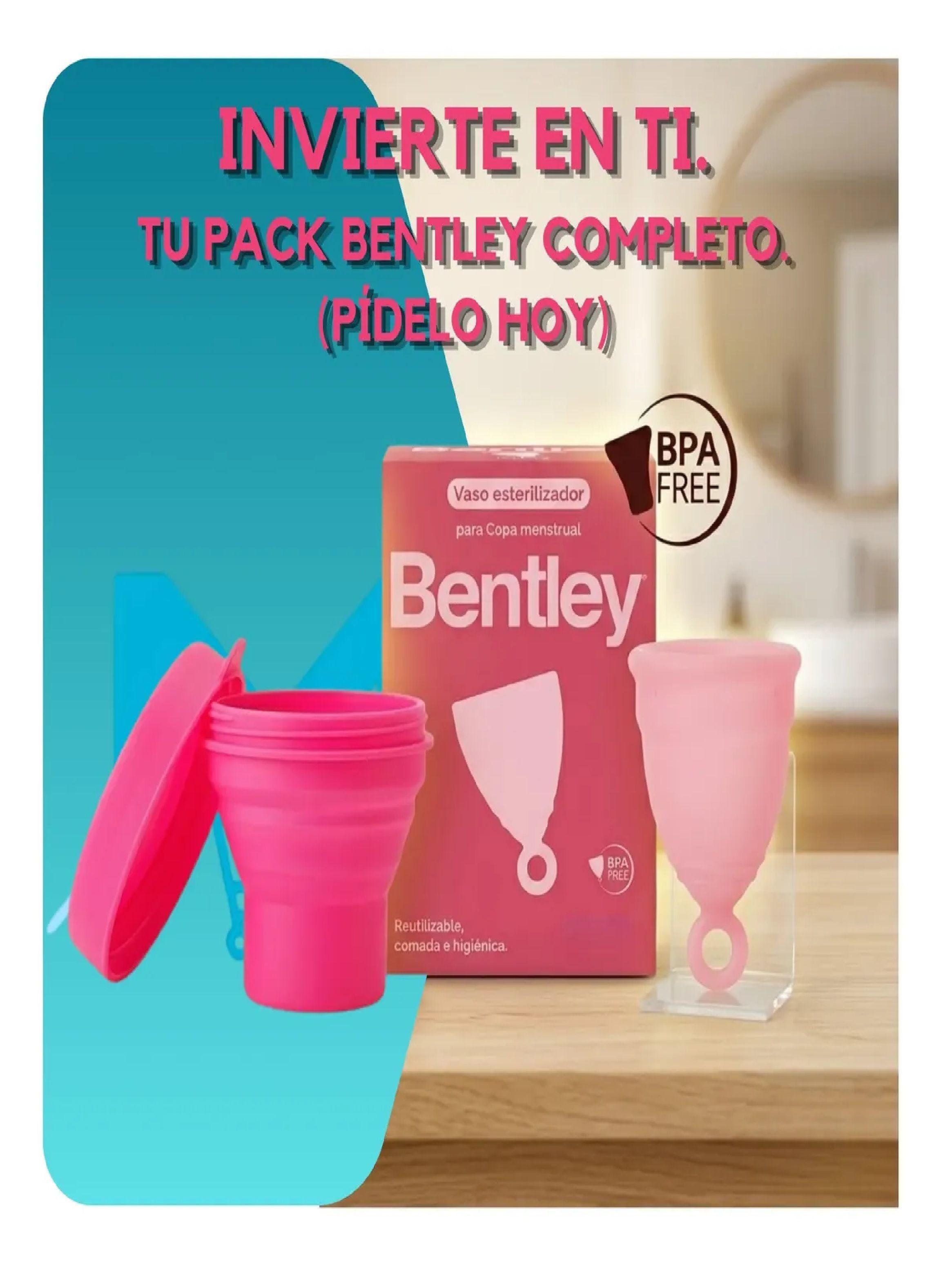 Kit Copa Menstrual Bentley Ecofriendly Vaso Esterilizador XS-2