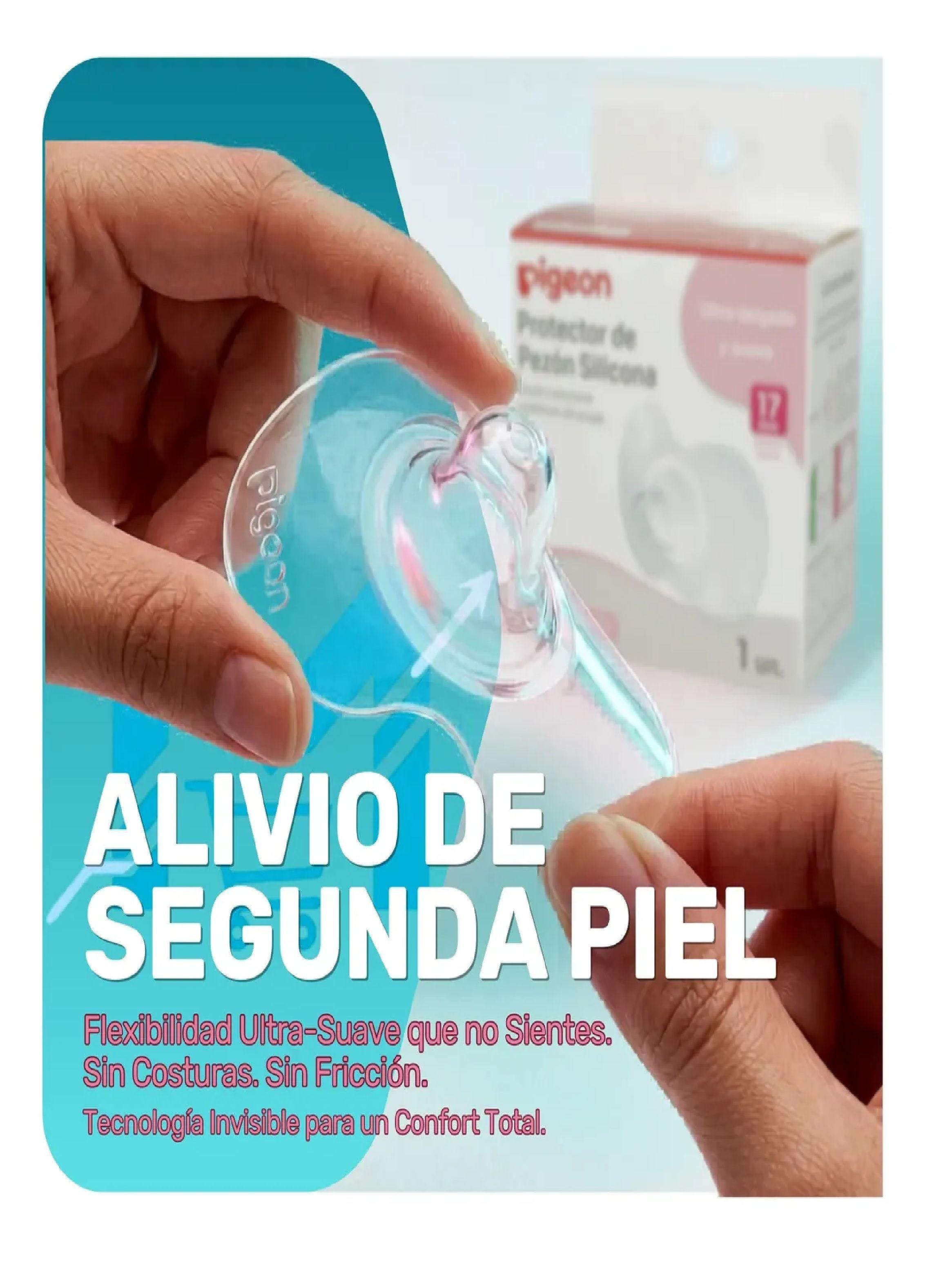 Pezoneras Pigeon Silicona Protector Pezon Lactancia L 17mm-4