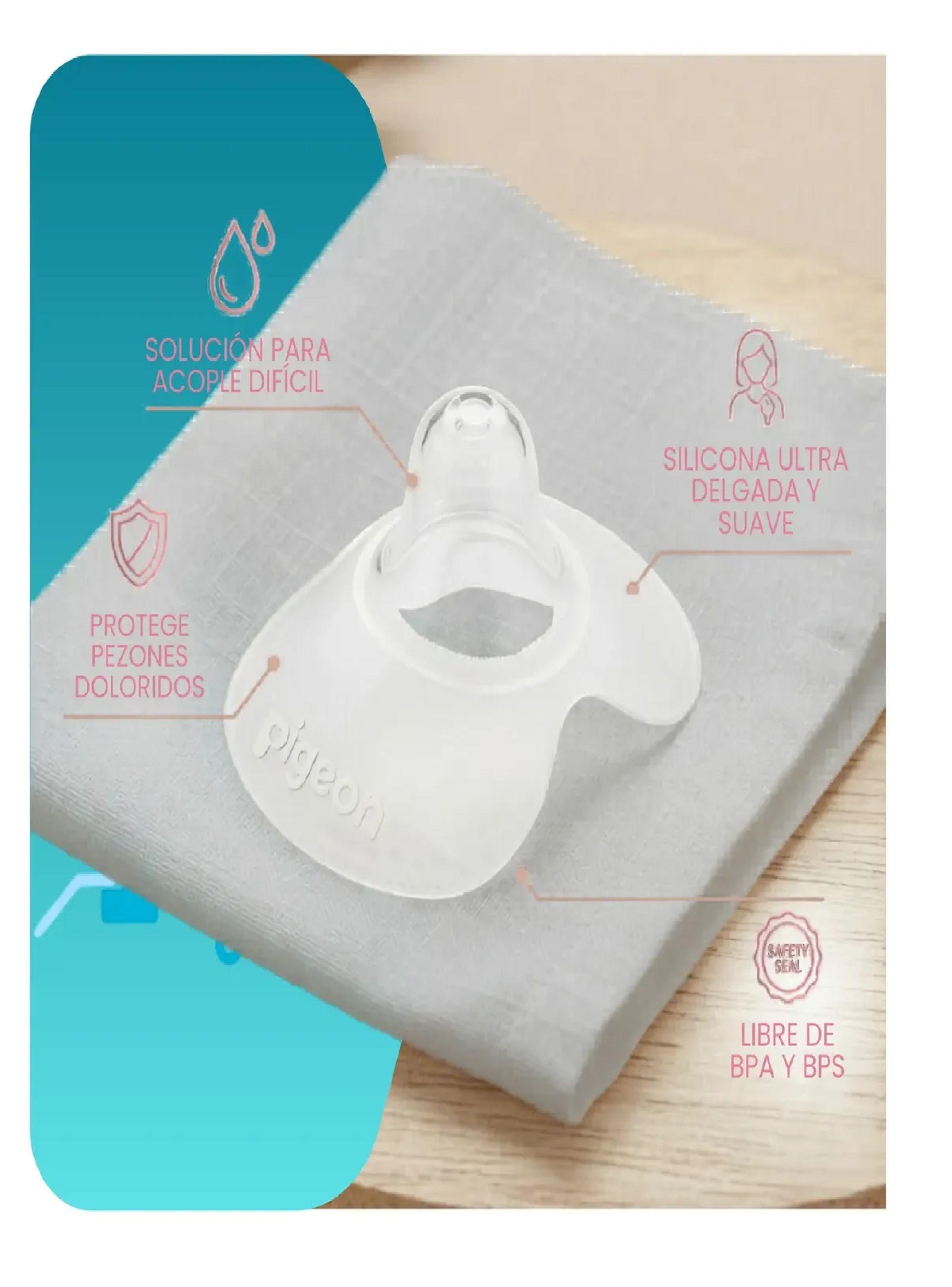Pezoneras Pigeon Silicona Protector Pezon Lactancia L 17mm-5