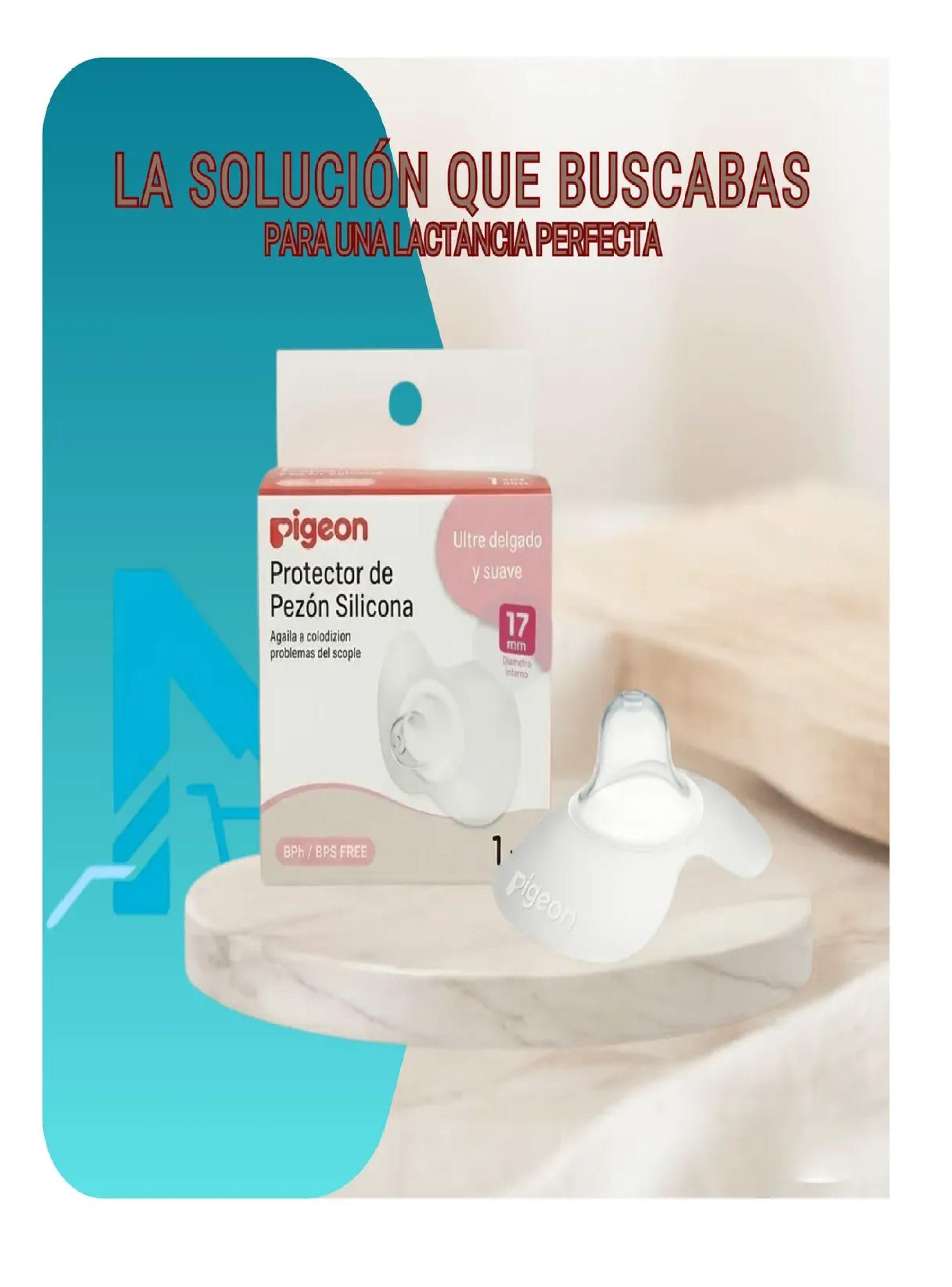 Pezoneras Pigeon Silicona Protector Pezon Lactancia L 17mm-6