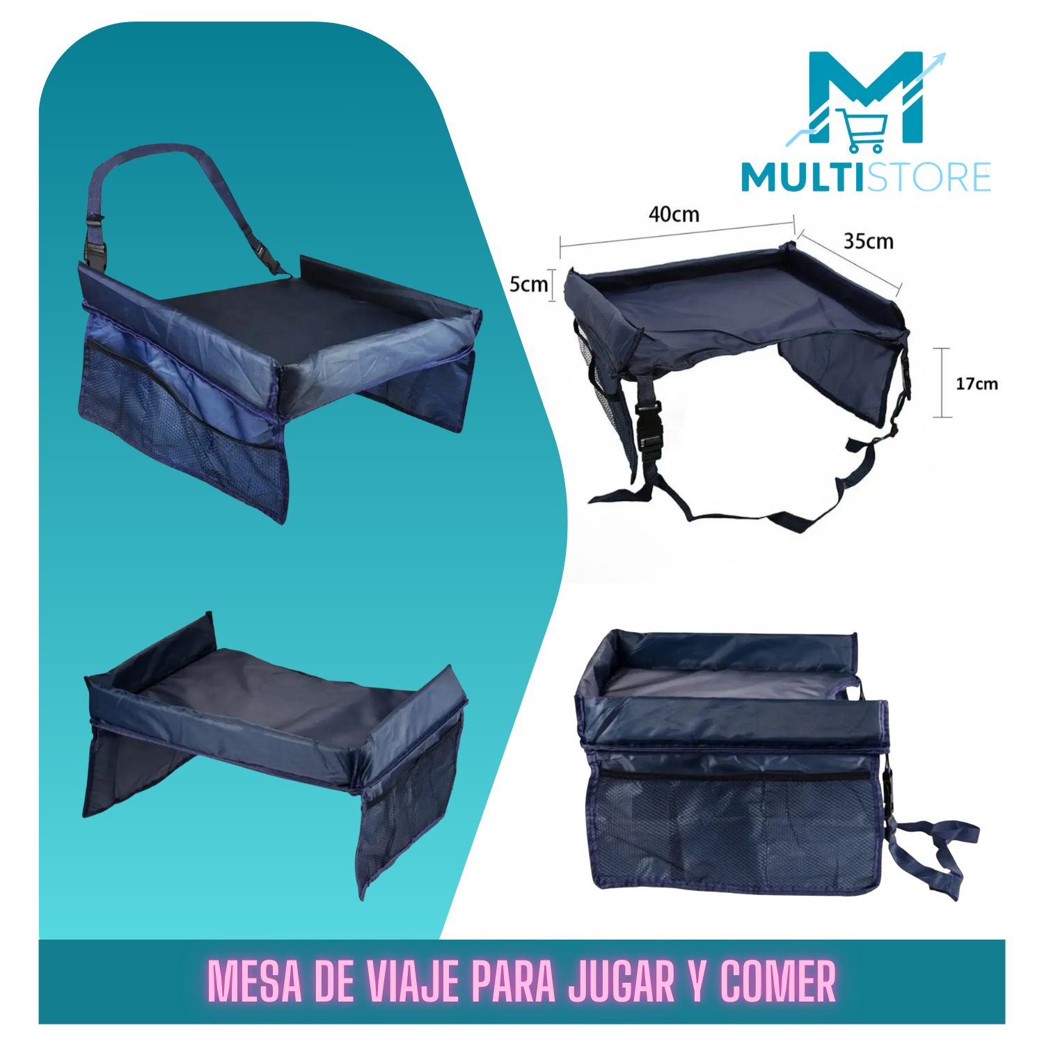 Mesa Bandeja De Viaje Multiusos Para Niños Viaje Tranquilo-2