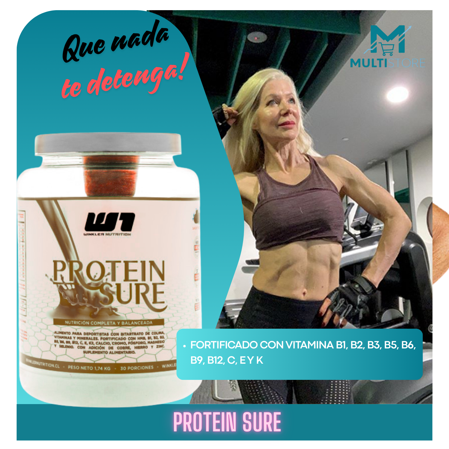 Protein Sure Winkler Nutrition 1,74 Kgs. Sabor Chocolate-2