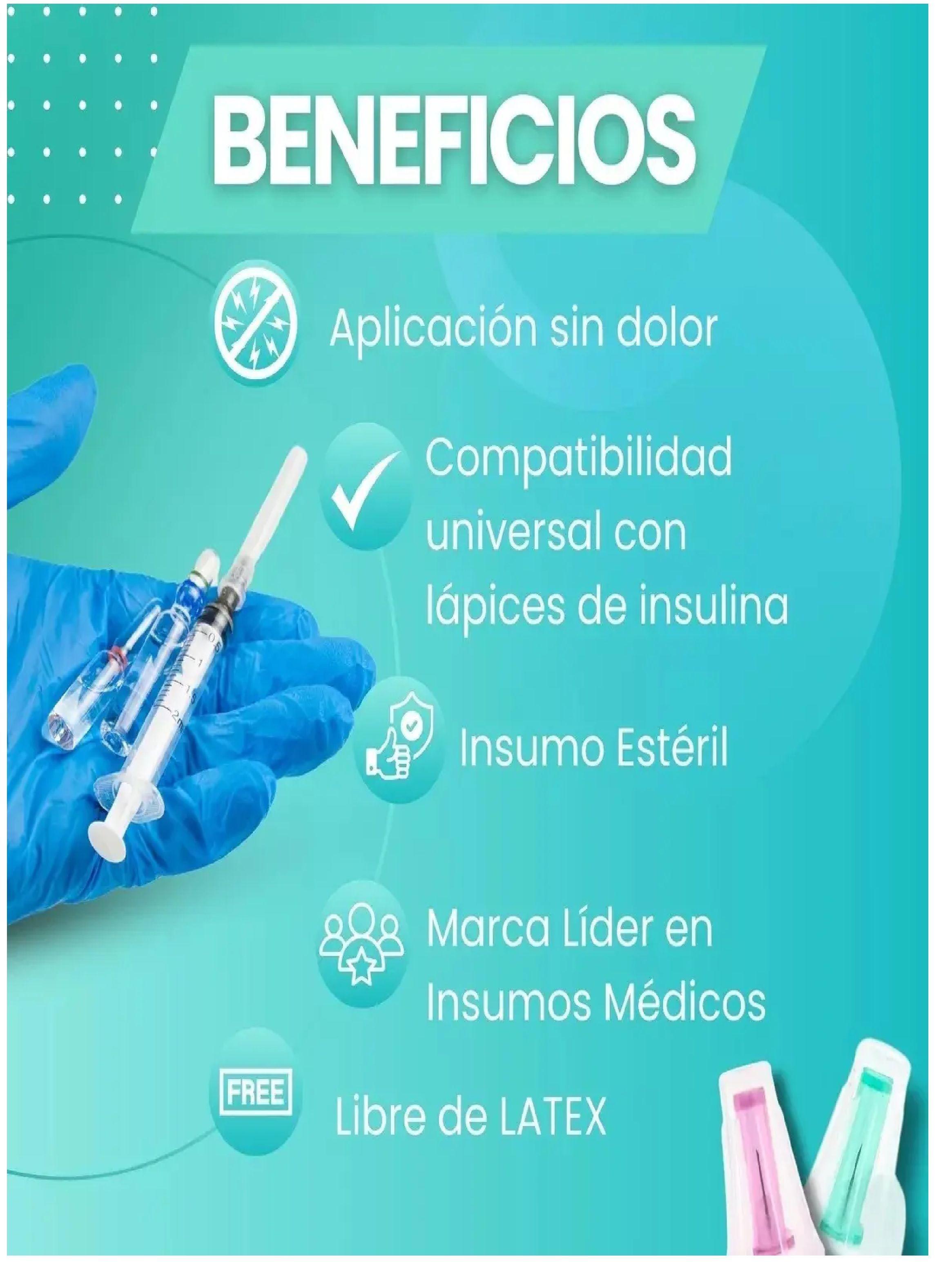 Aguja Lapiz Insulina 31g X 5mm Ultra Fina Caja 100 Unidades-4