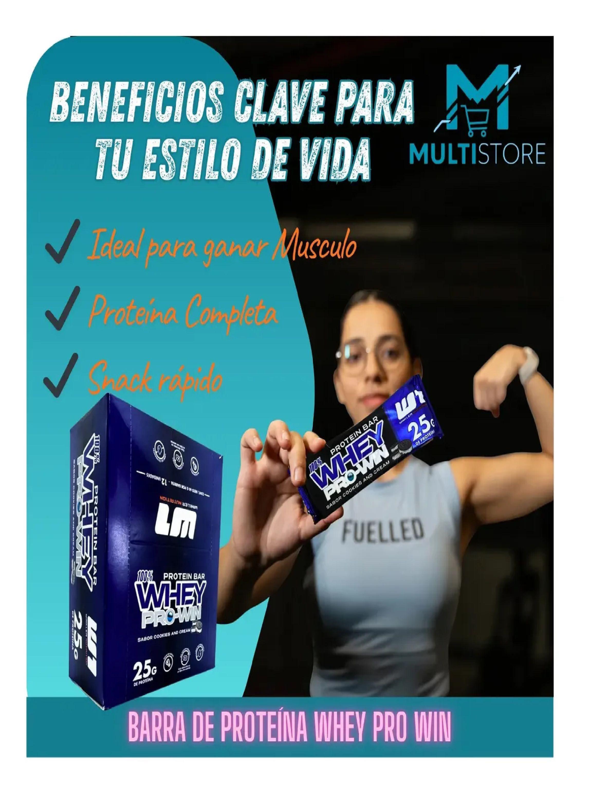 Barra Proteina Whey Pro Win Keto Friendly Cookies And Cream-3