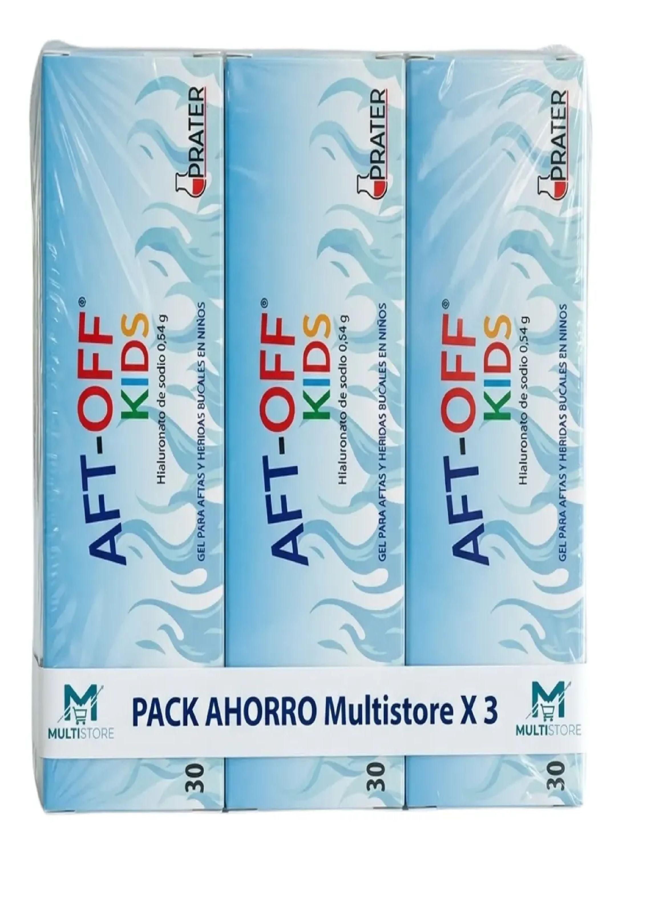 Pack 3 Unidades Aft Off Kids Gel Aftas Y Heridas Bucales 30g-0