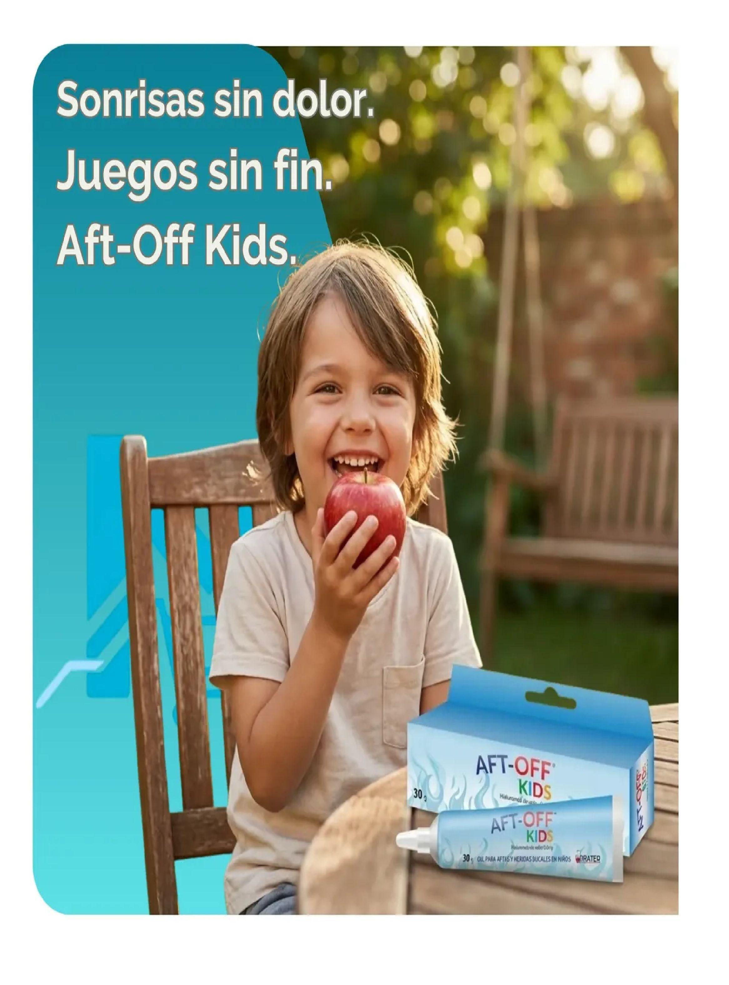 Pack 3 Unidades Aft Off Kids Gel Aftas Y Heridas Bucales 30g-3