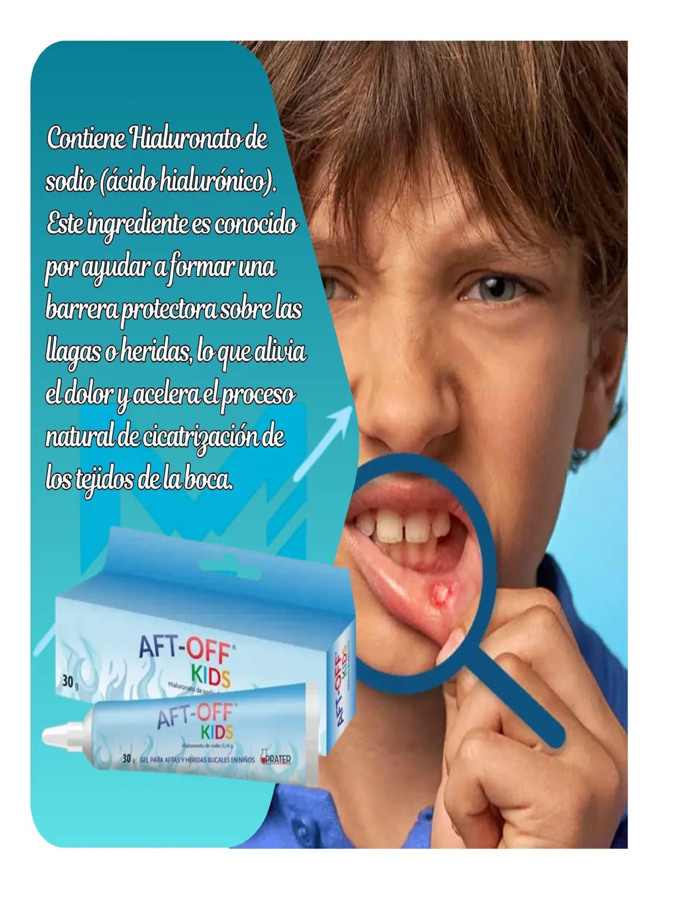 Pack 3 Unidades Aft Off Kids Gel Aftas Y Heridas Bucales 30g-4