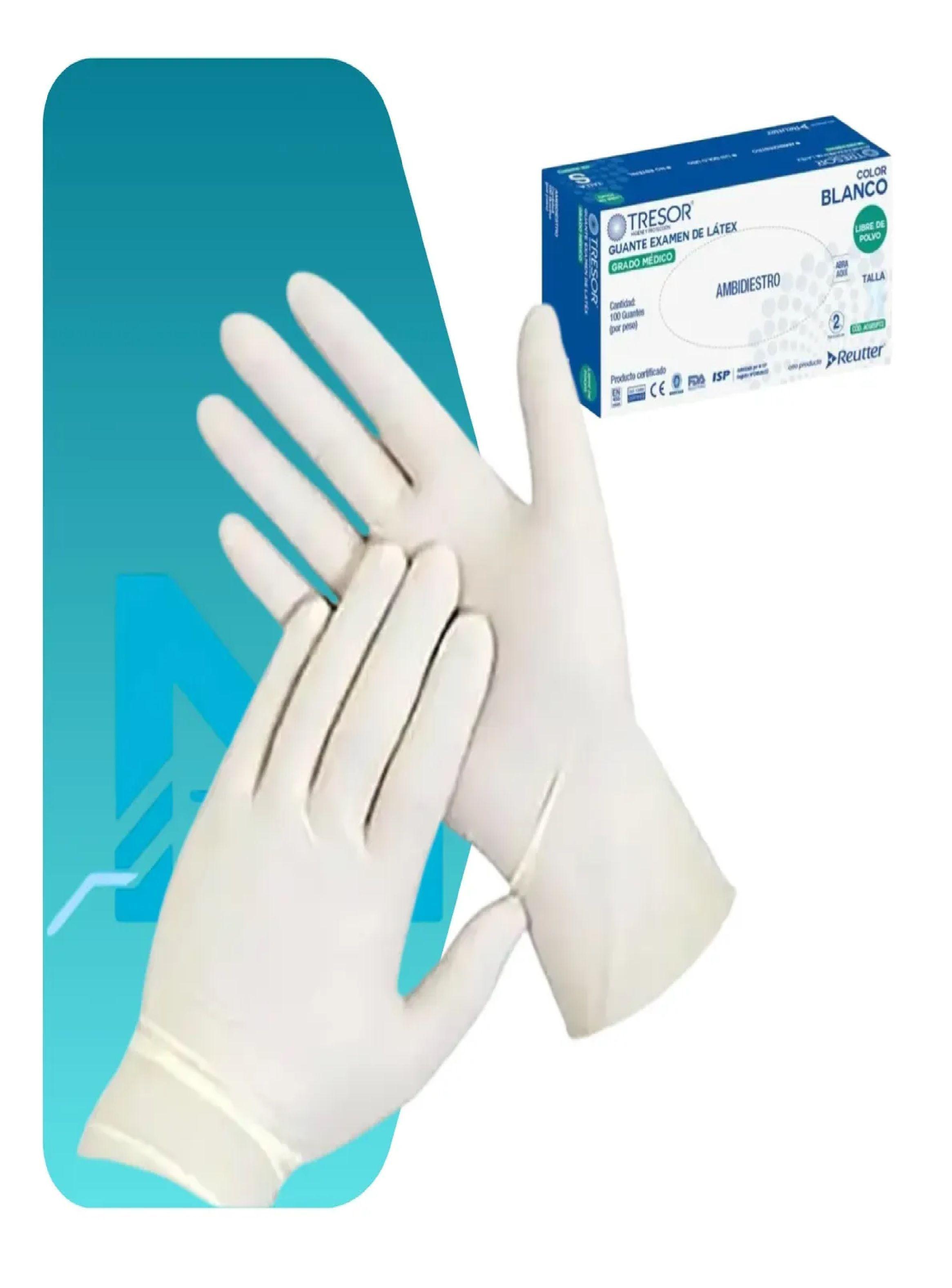 Guantes De Latex Sin Polvo Tresor Protecci n Y Sensibilidad L-6