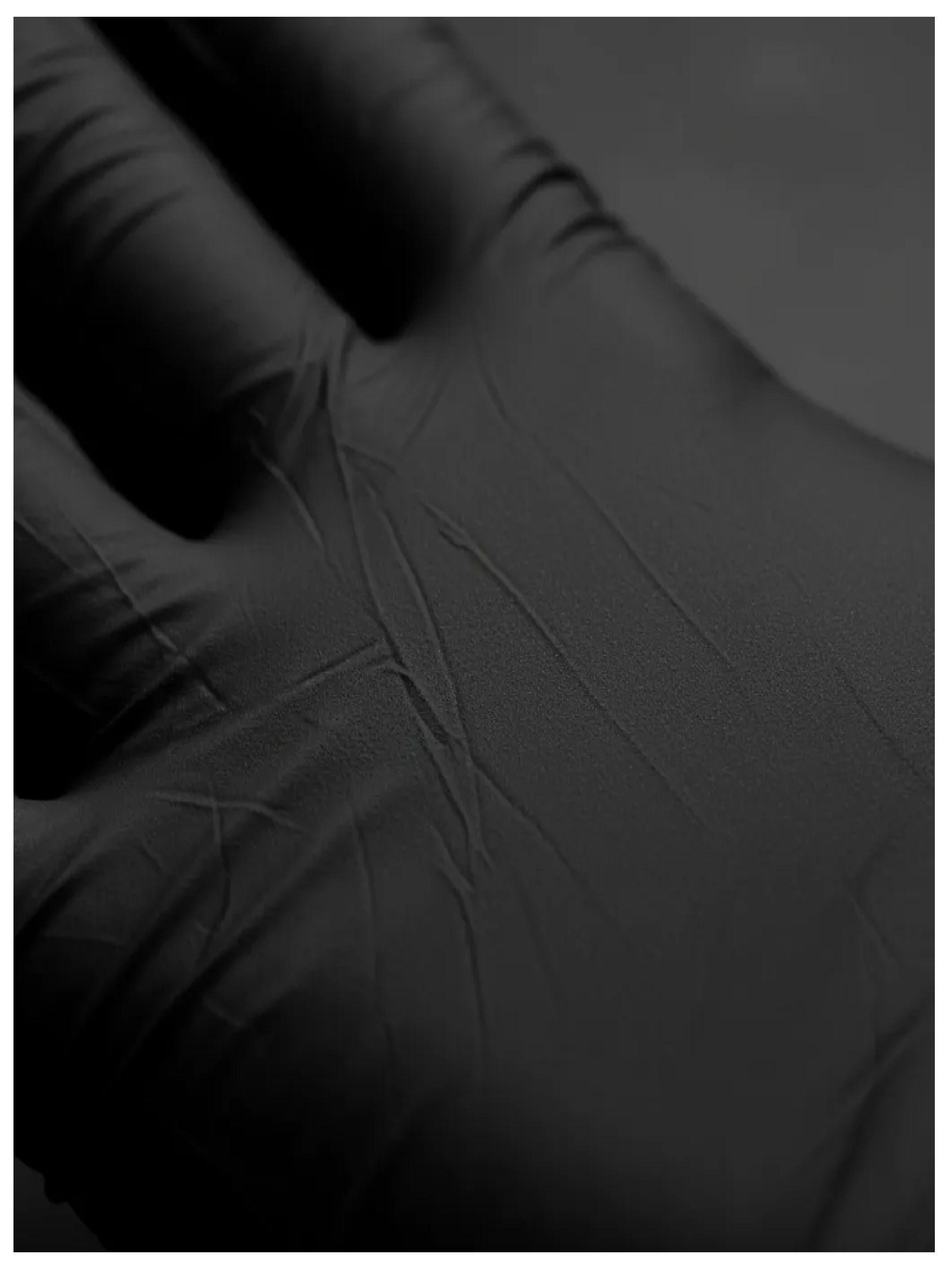 Guantes Nitrilo Negro Sin polvo Talla S Cleancarrier 100 Unid-5