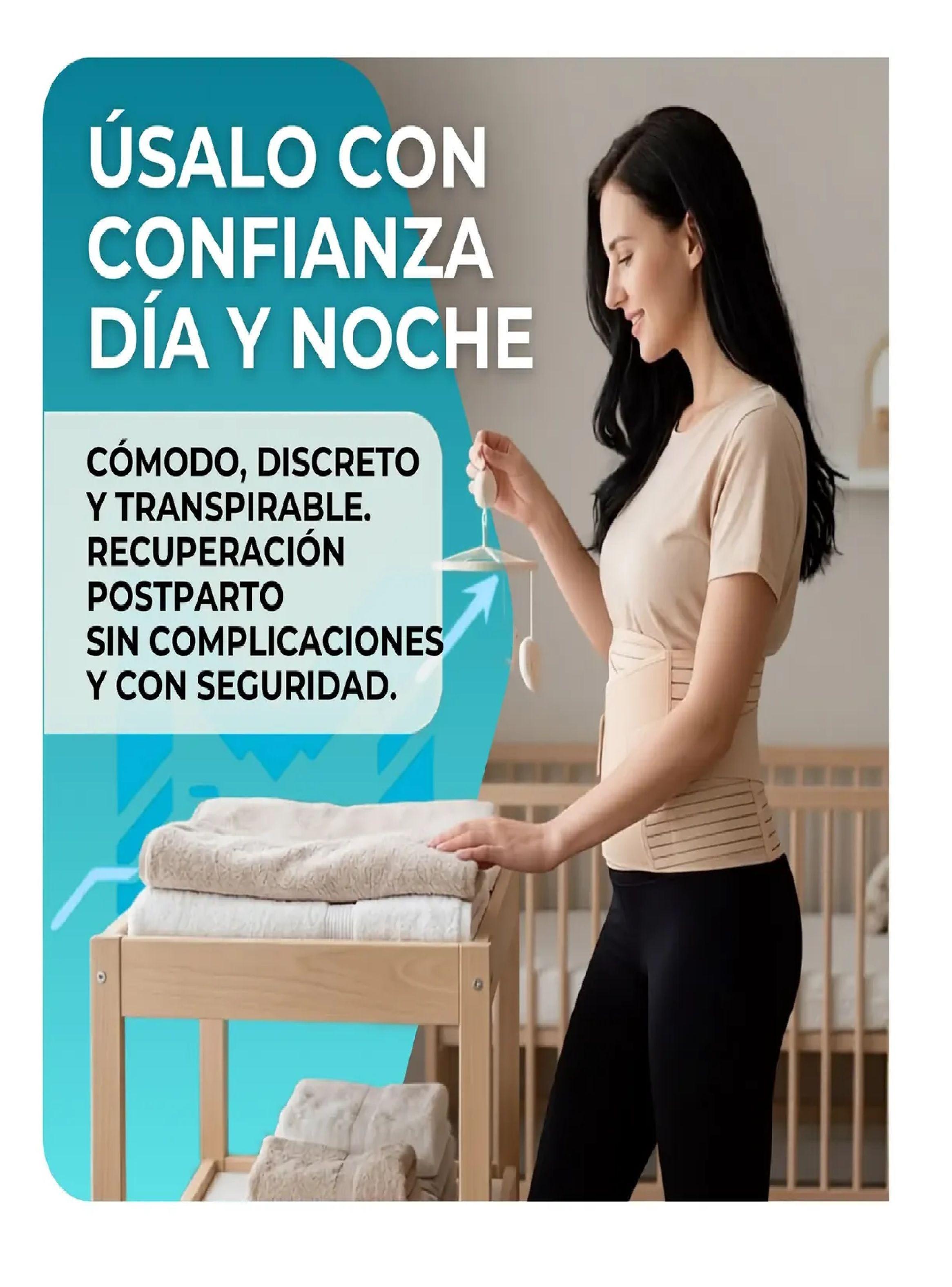 Faja Postparto Maternidad Embarazo 3 En 1 Moldeadora Cesarea-4