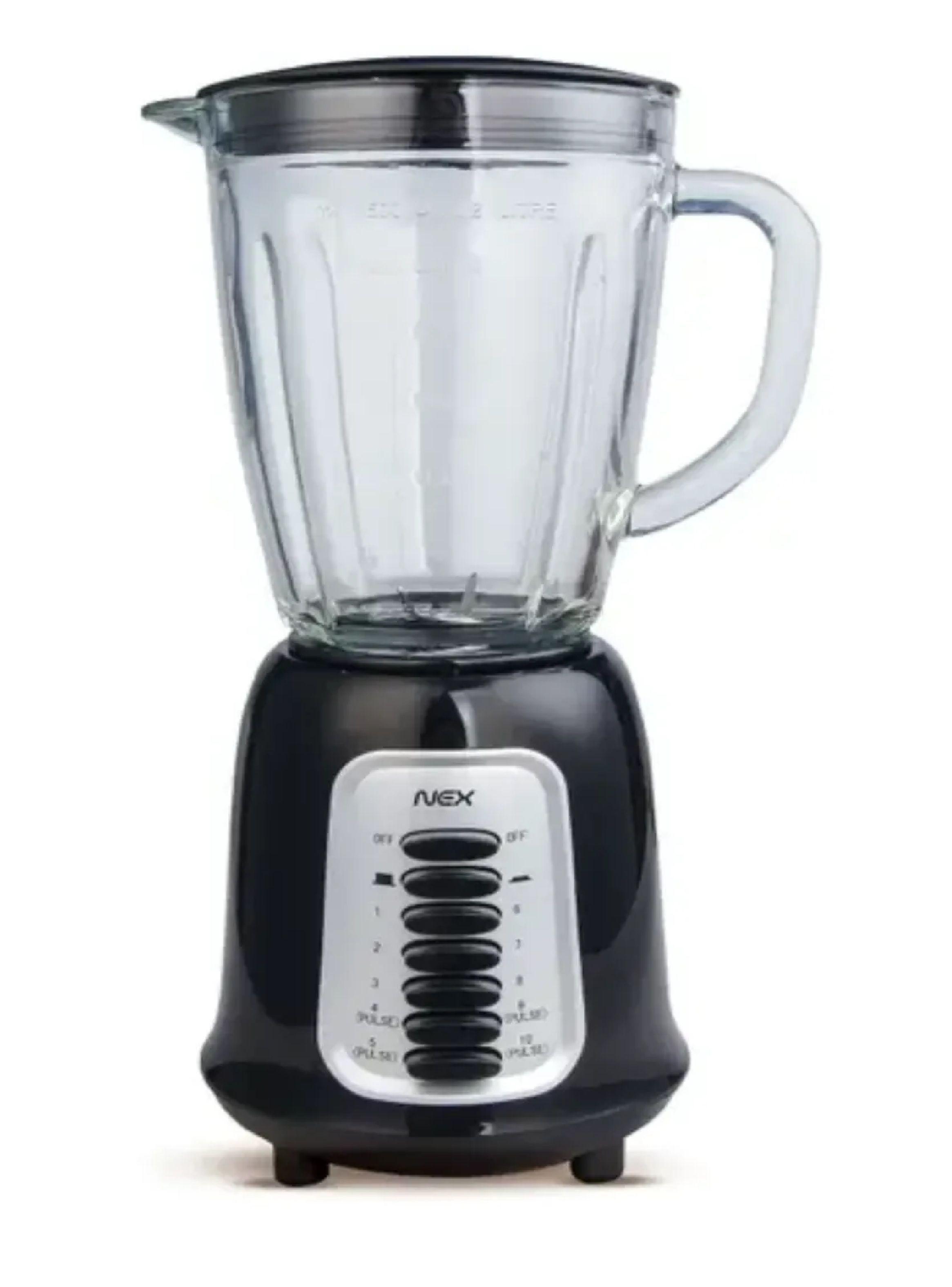 Licuadora Nex Jarra De Vidrio 1 5 Litros 400w 10 Velocidades-0