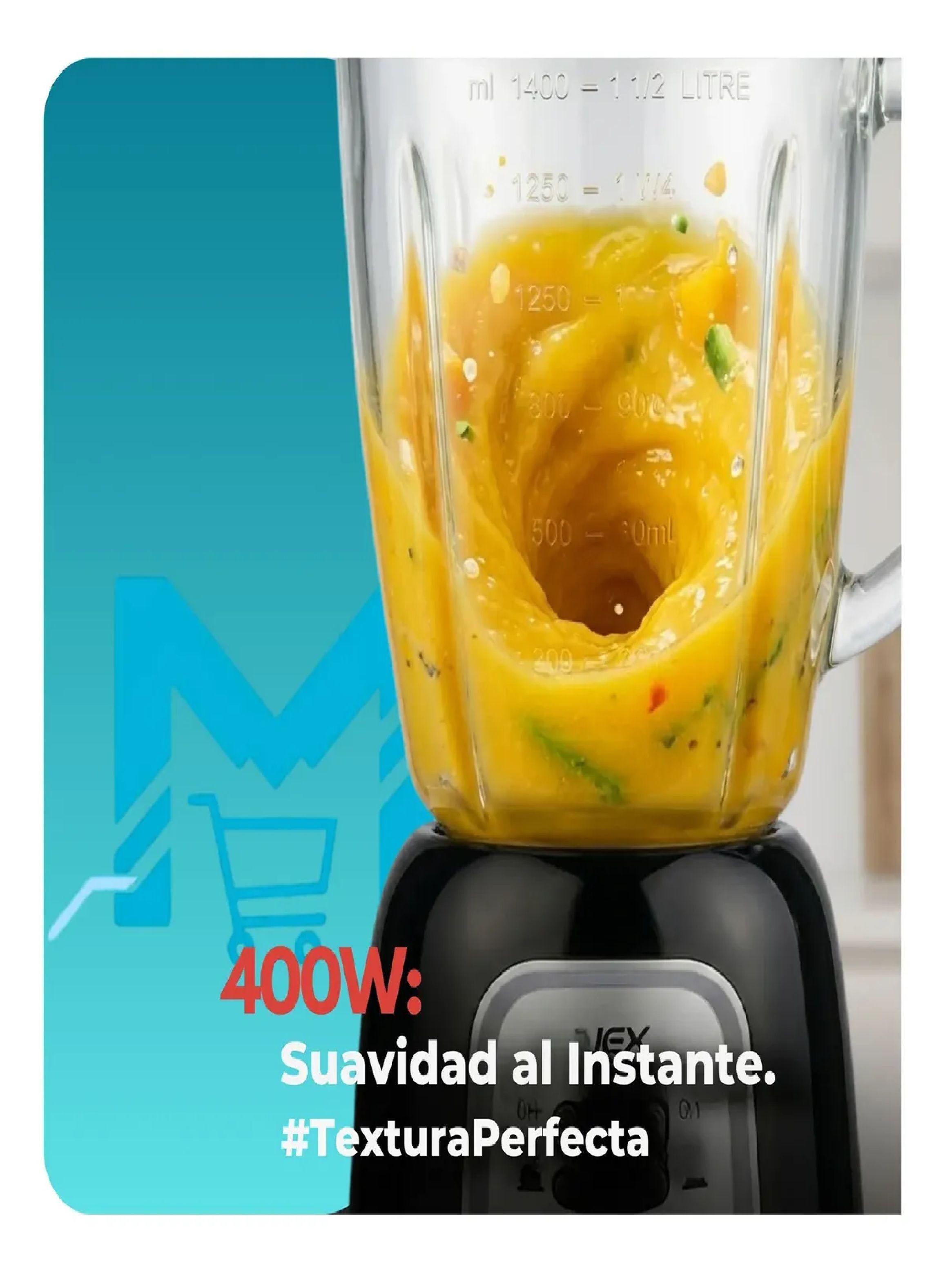 Licuadora Nex Jarra De Vidrio 1 5 Litros 400w 10 Velocidades-3