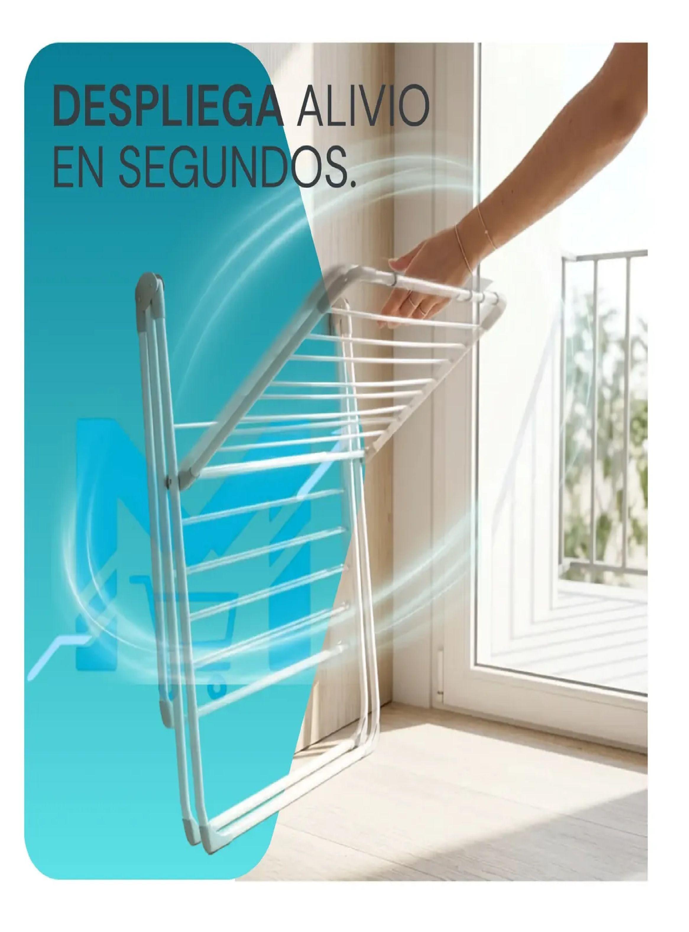 Tendedero De Ropa Metalico 12 Metros Cotidiana M design 18kg-2