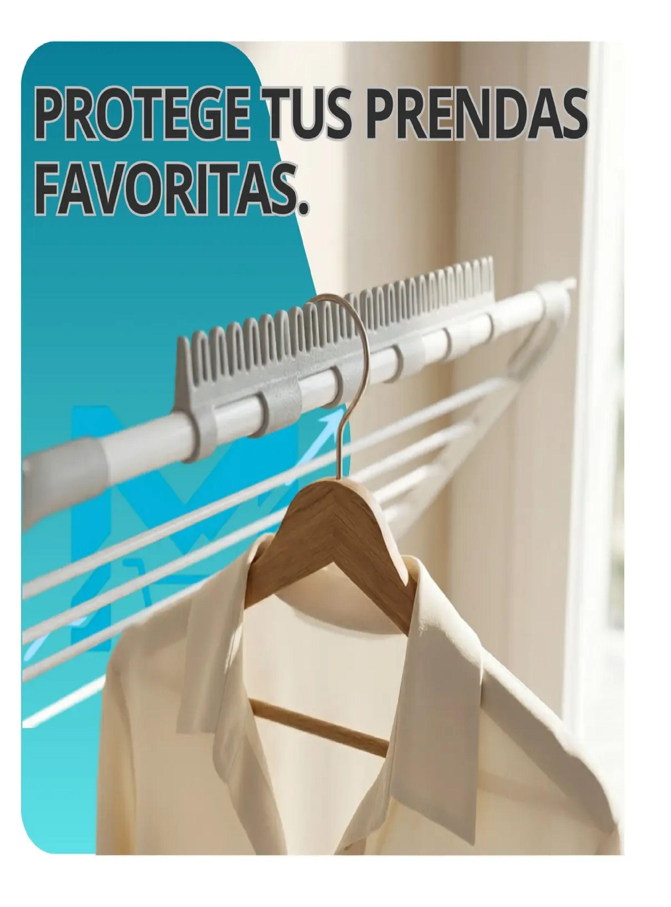 Tendedero De Ropa Metalico 12 Metros Cotidiana M design 18kg-4