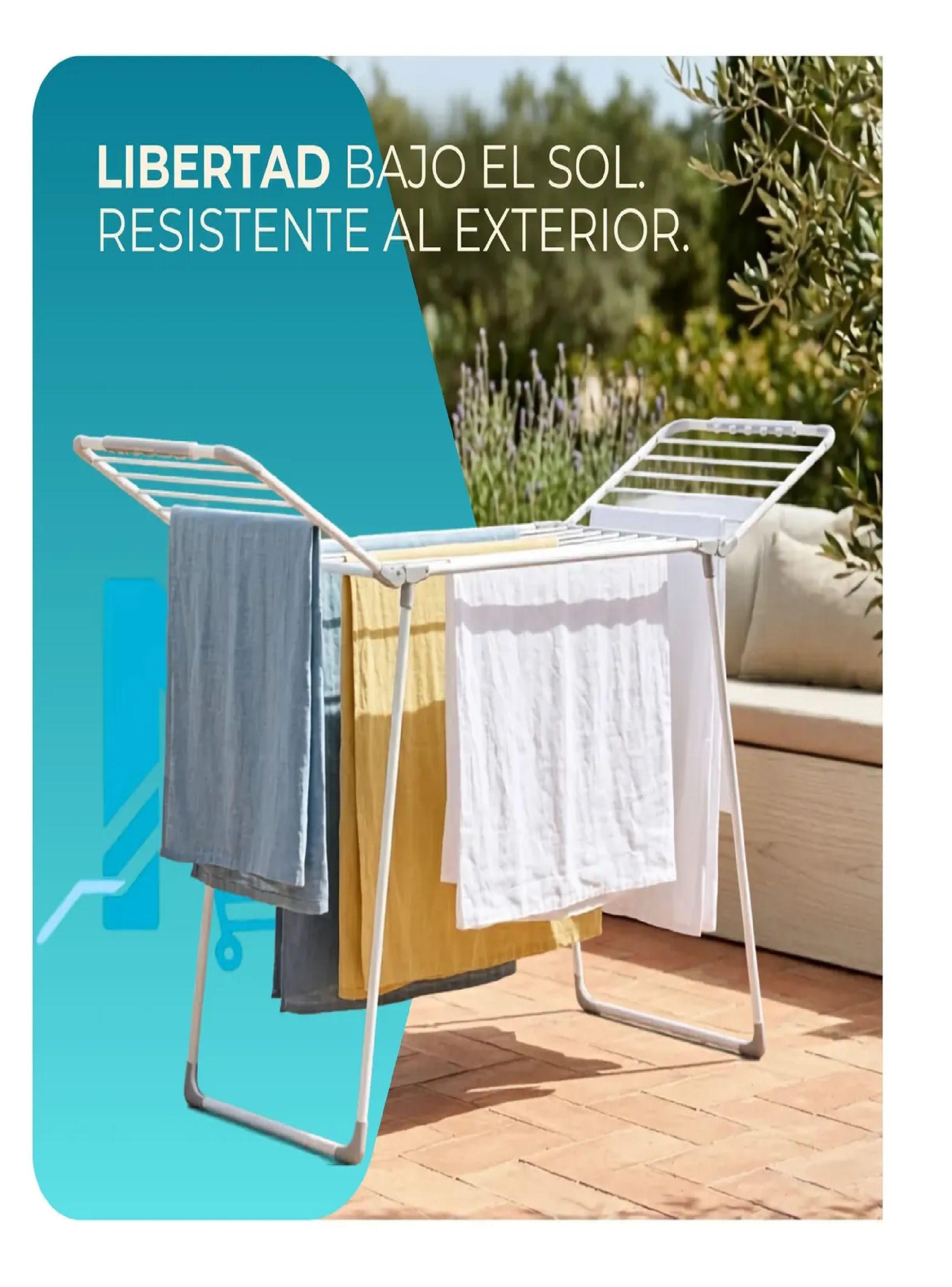 Tendedero De Ropa Metalico 12 Metros Cotidiana M design 18kg-7