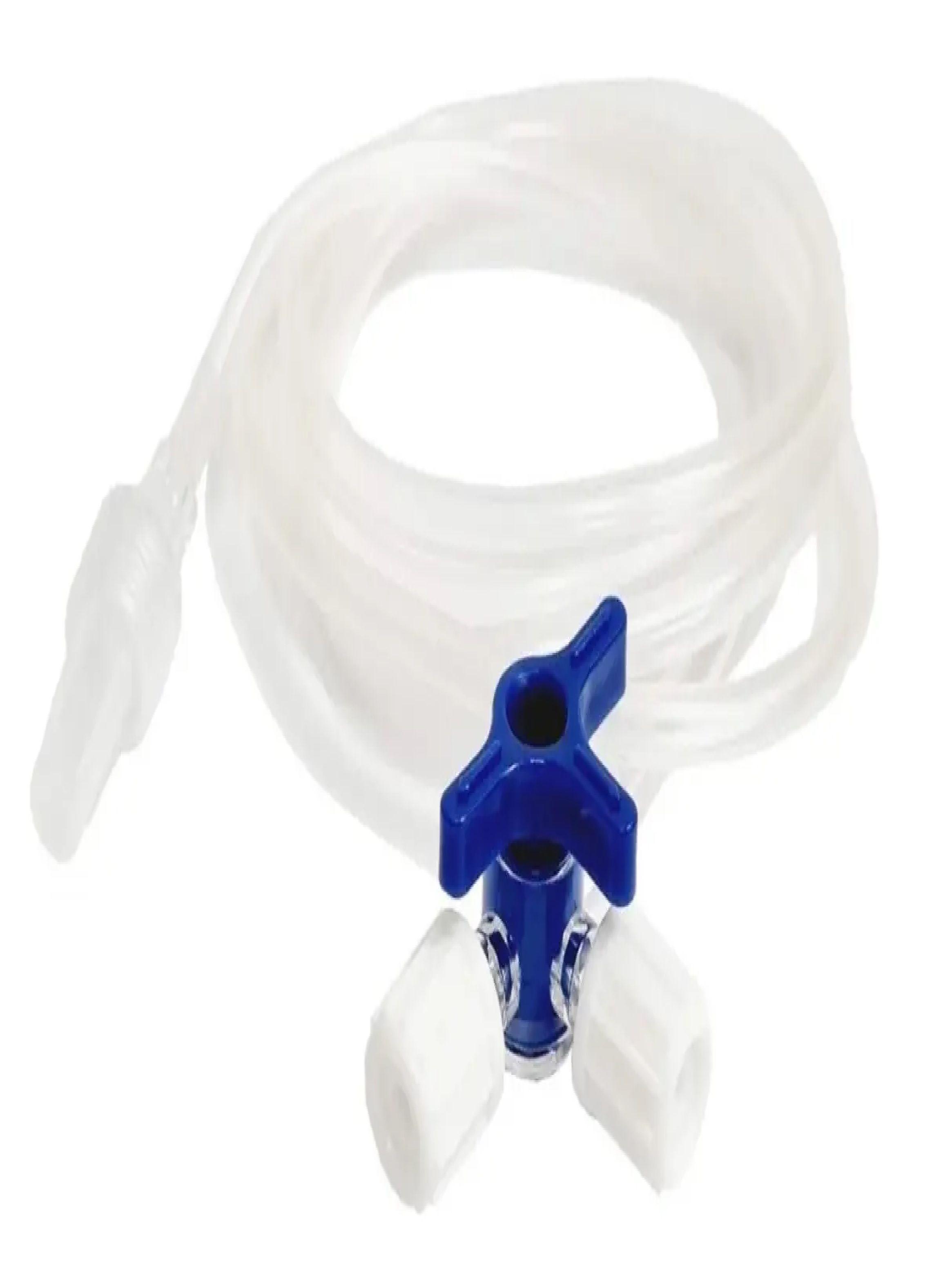 Alargador Venoso Con Llave 3 Pasos 100cm 50uni Cranberry-2