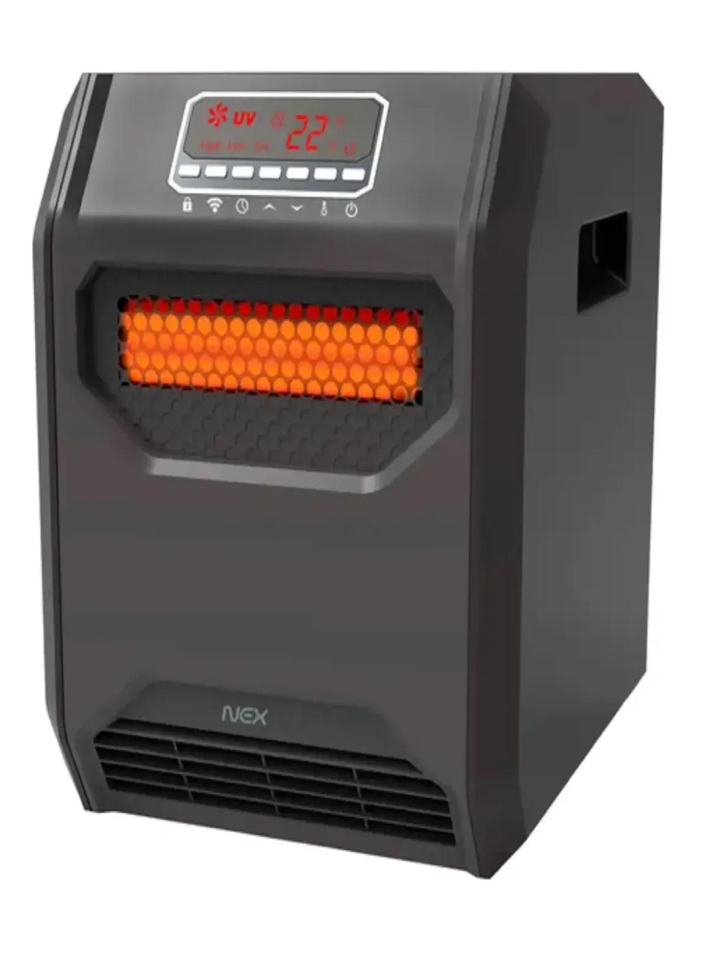 Estufa Infrarroja Nex 1500w Calor Digital Eficiente Wifi-0