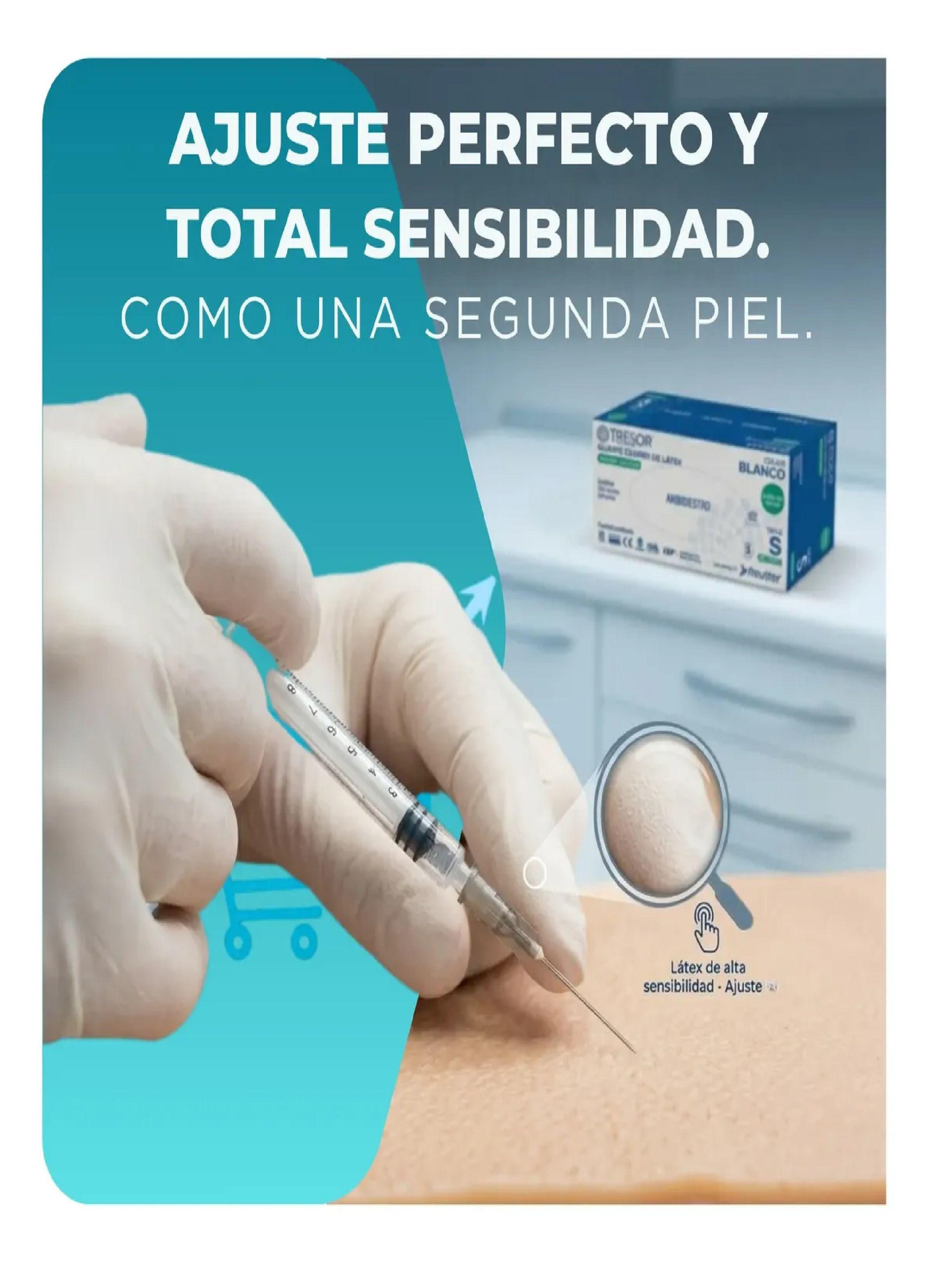 Guantes De Latex Sin Polvo Tresor Protecci n Y Sensibilidad S-1