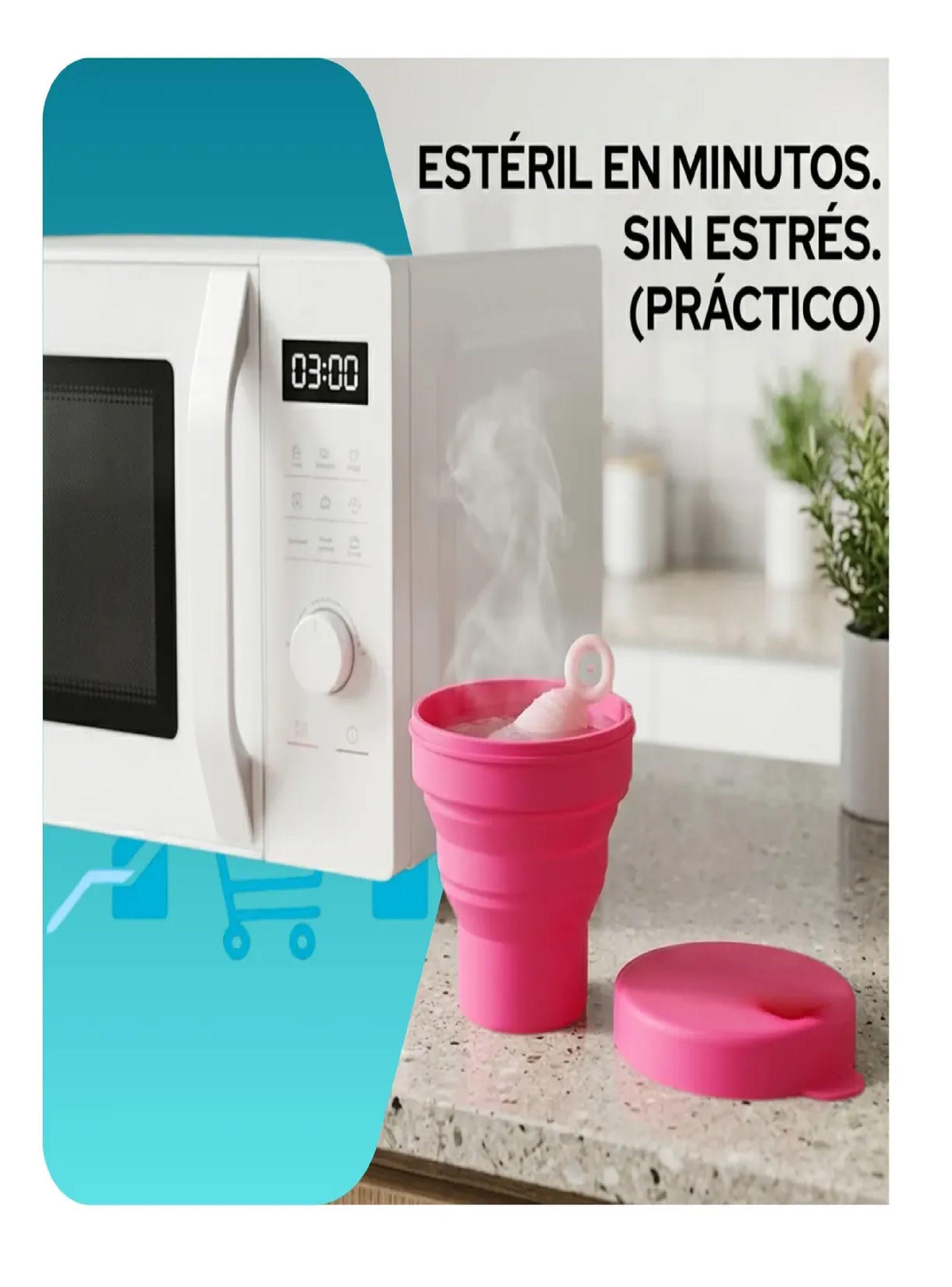 Kit Copa Menstrual Bentley Ecofriendly Vaso Esterilizador S M-3