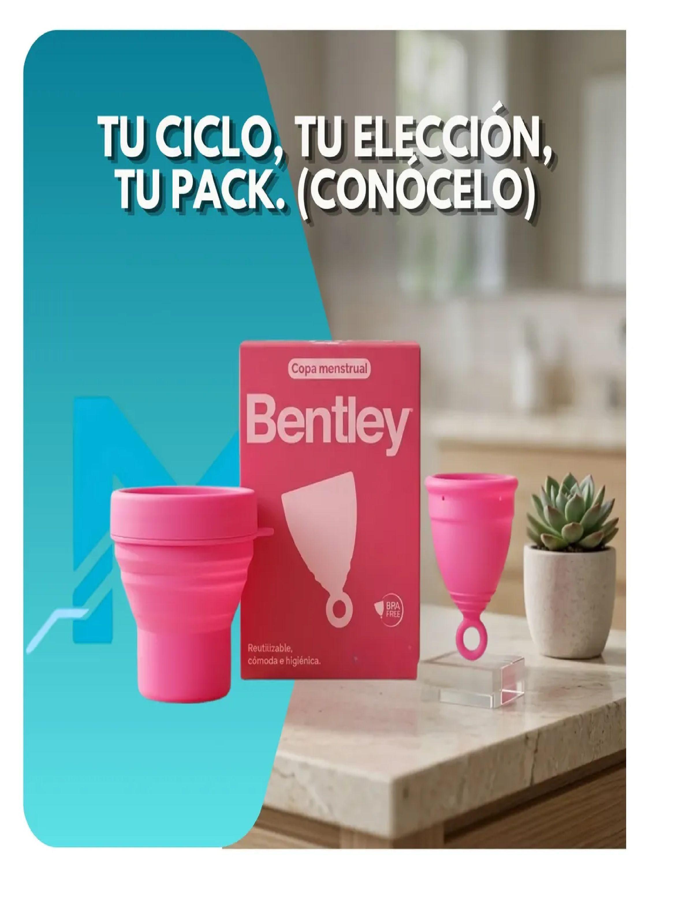 Kit Copa Menstrual Bentley Ecofriendly Vaso Esterilizador S M-5