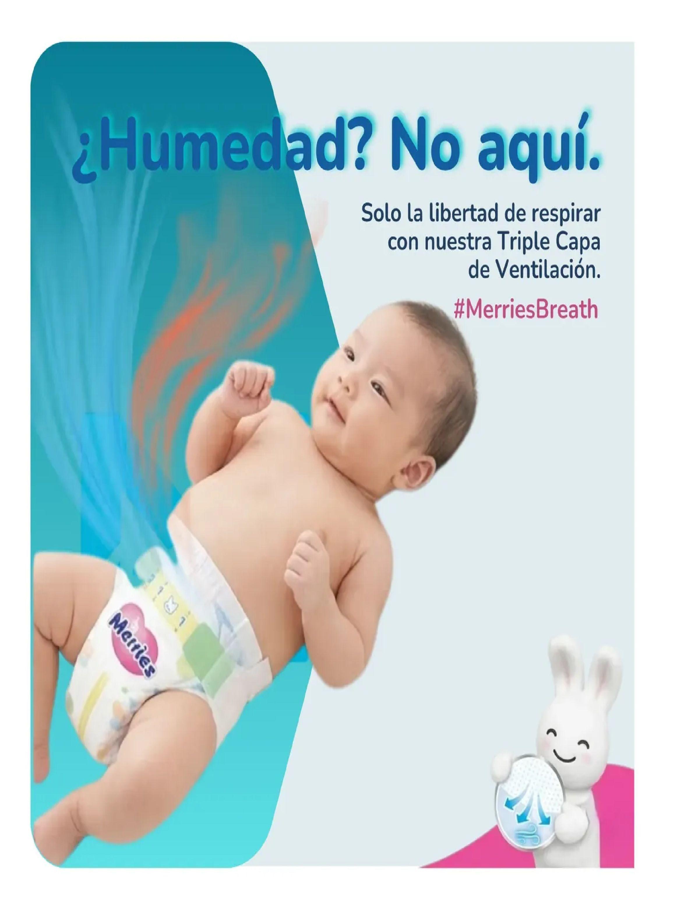 Pa ales Desechables Recien Nacido Merries Super Jumbo 76uds-3