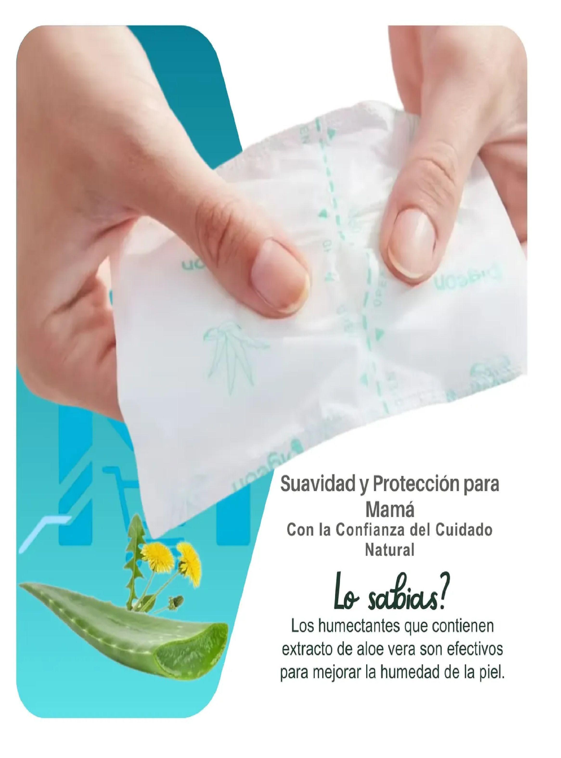 Protectores De Lactancia Pigeon Comfy Feel Aloe Vera Suave 48 uni-2