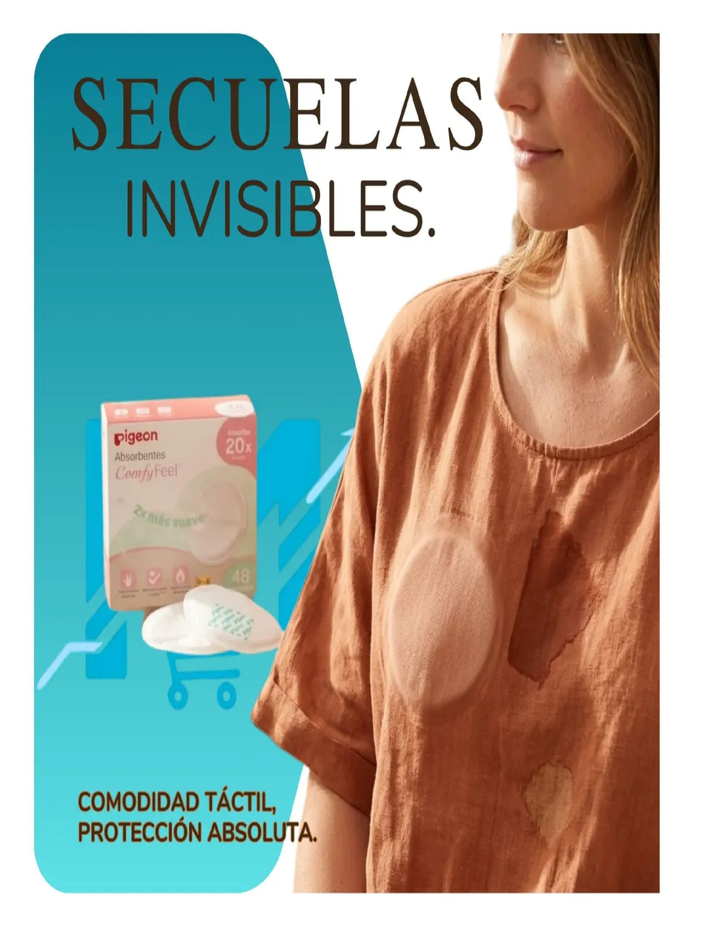 Protectores De Lactancia Pigeon Comfy Feel Aloe Vera Suave 48 uni-3