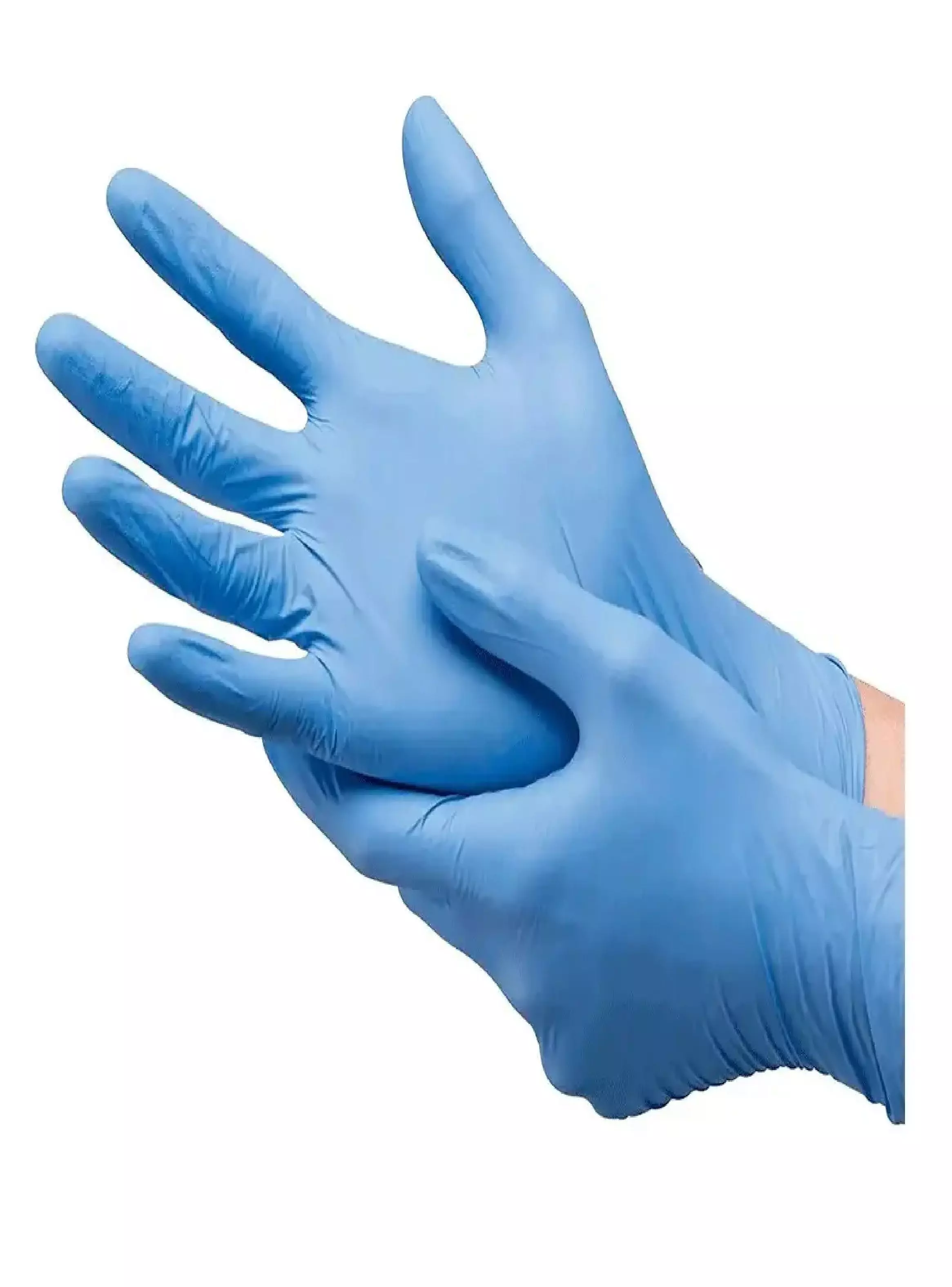 Guantes Nitrilo Azul Cleancarrier Talla M Caja X 100 Uni-2