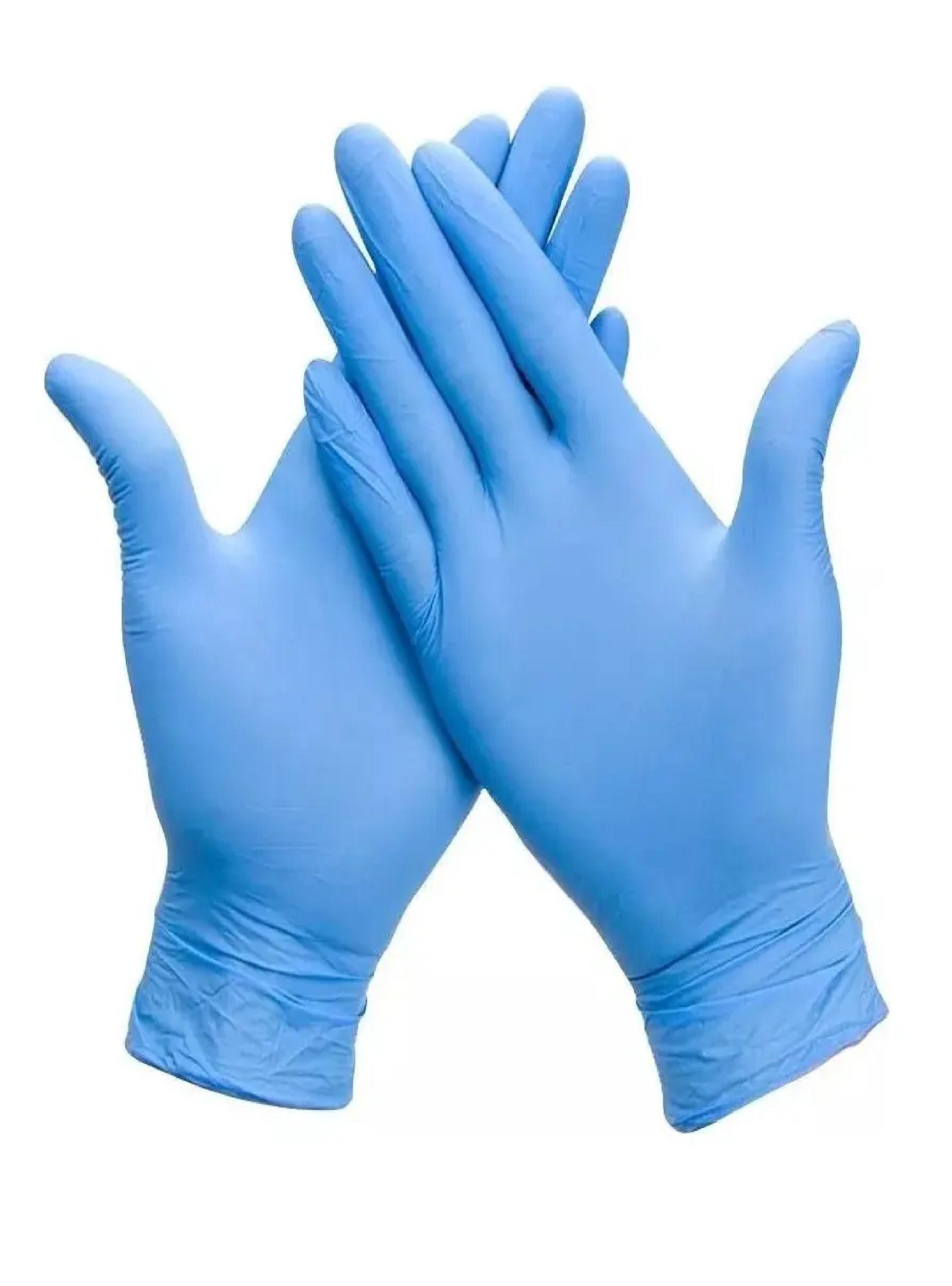 Guantes Nitrilo Azul Cleancarrier Talla M Caja X 100 Uni-3