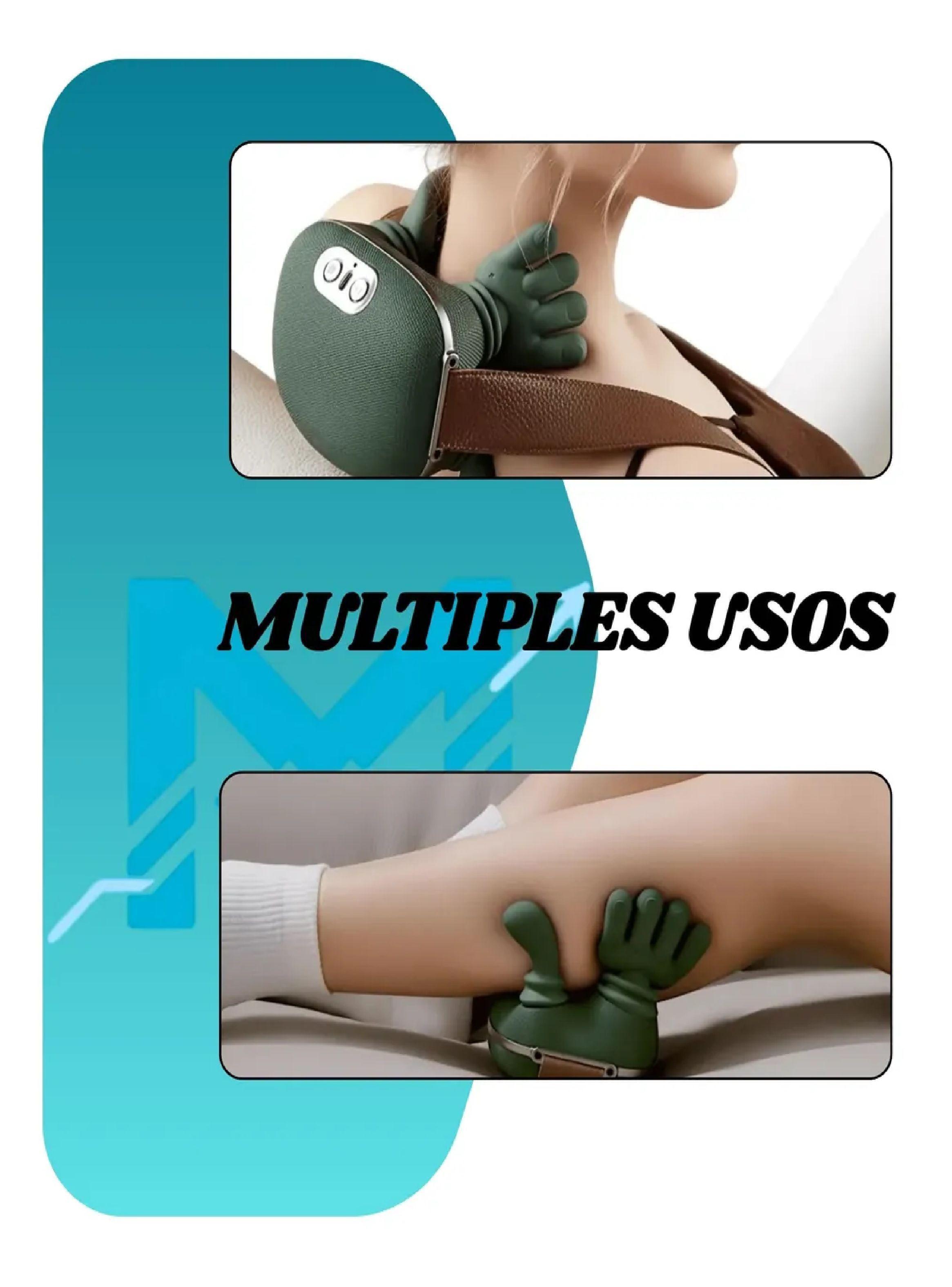 Masajeador Con Manos Cervical Hombros Lumbar Con Dedos-7